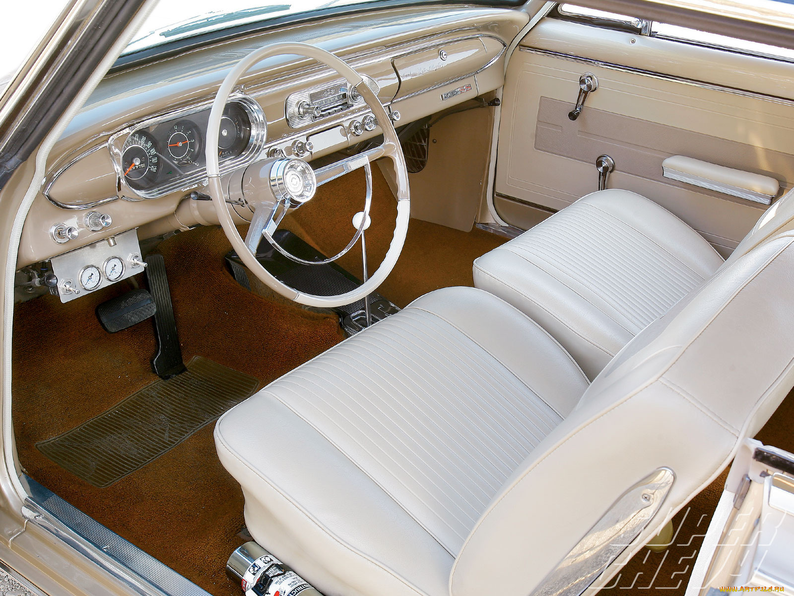 1964, nova, ss, автомобили, интерьеры
