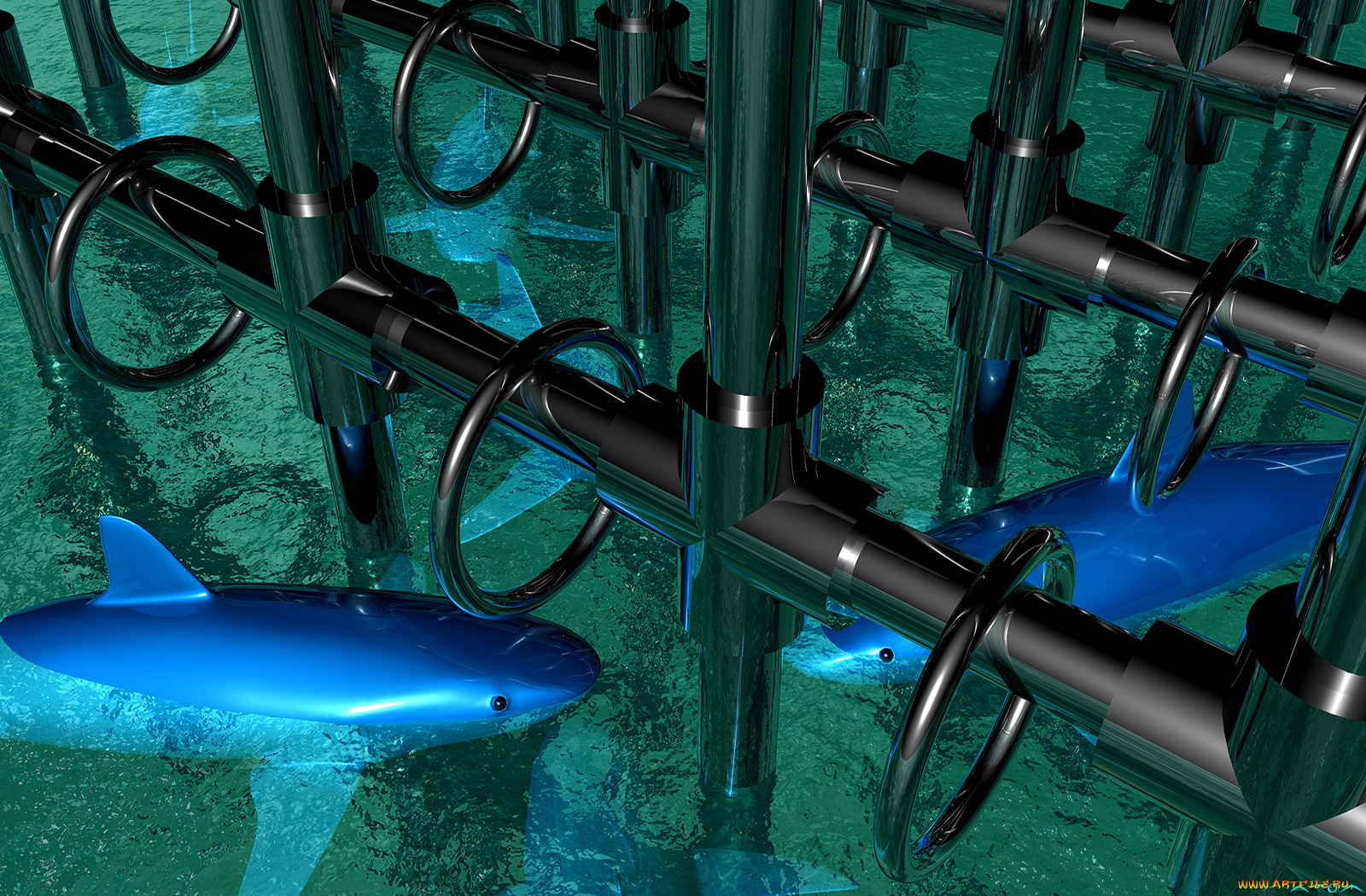 3д, графика, animals, животные