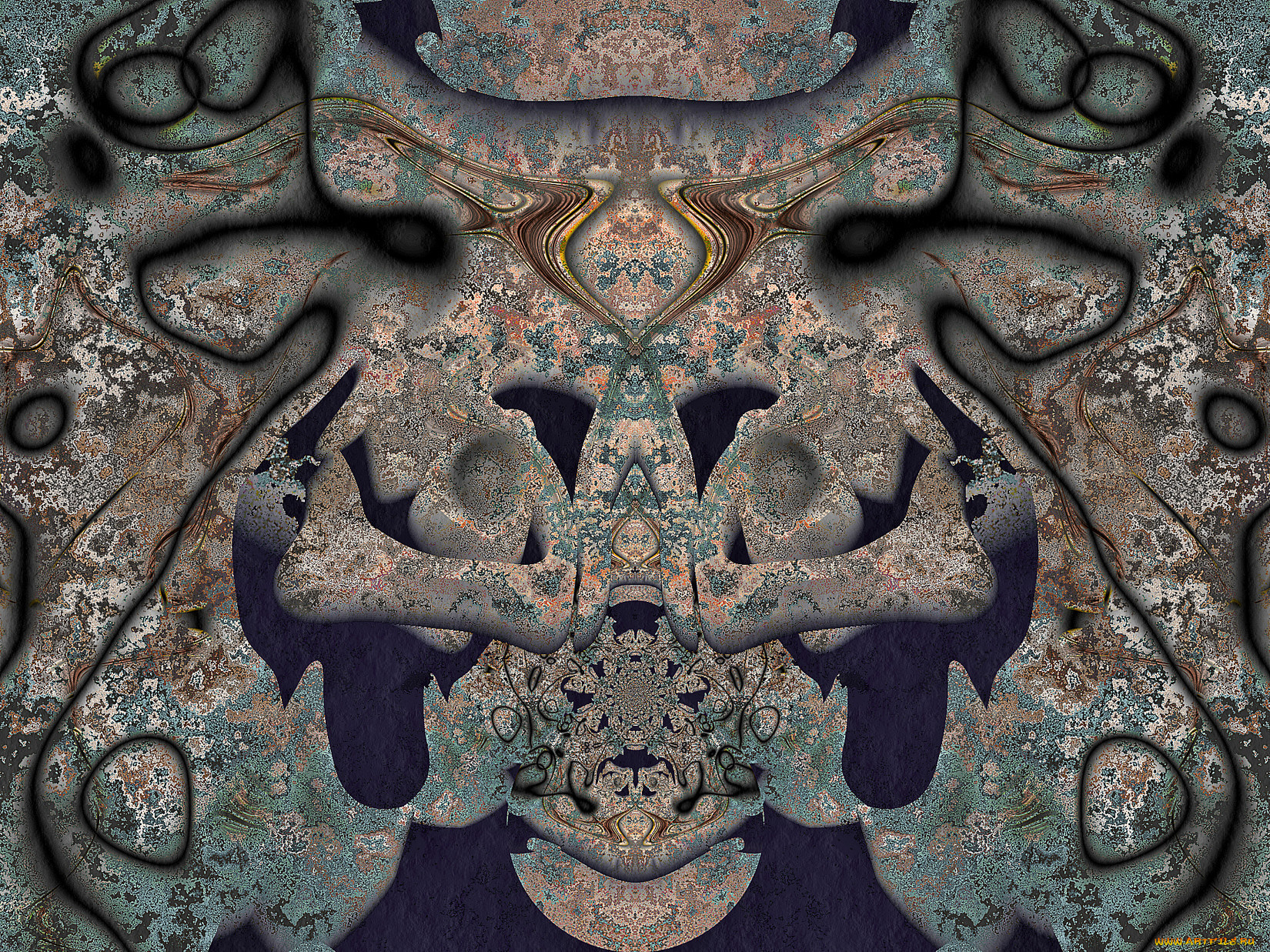 3д, графика, fractal, фракталы