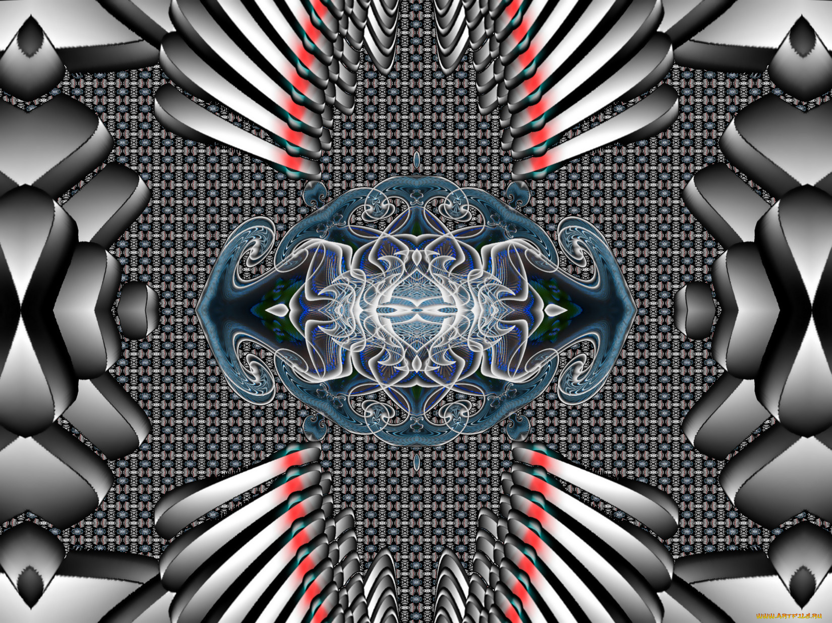 3д, графика, fractal, фракталы