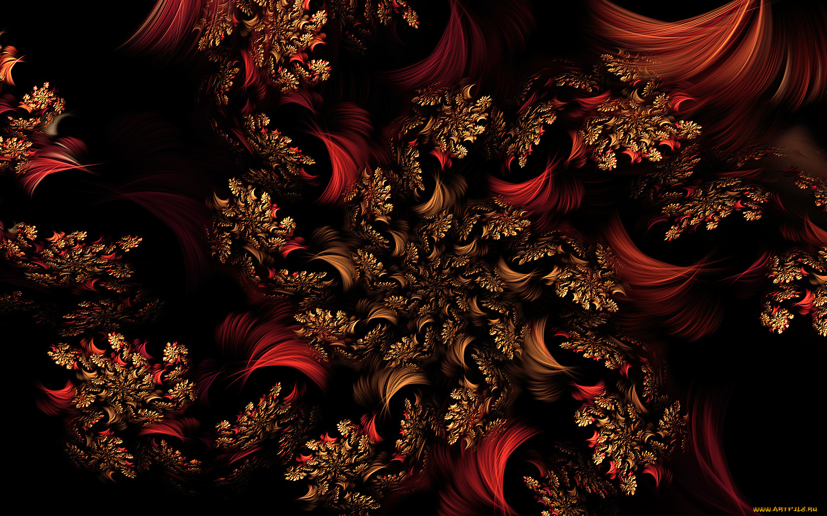 3д, графика, fractal, фракталы