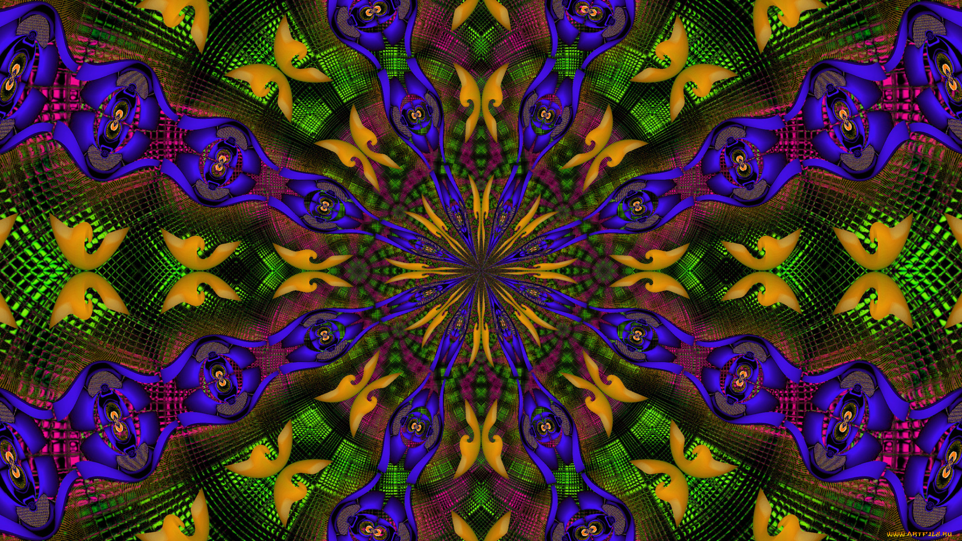 3д, графика, fractal, фракталы