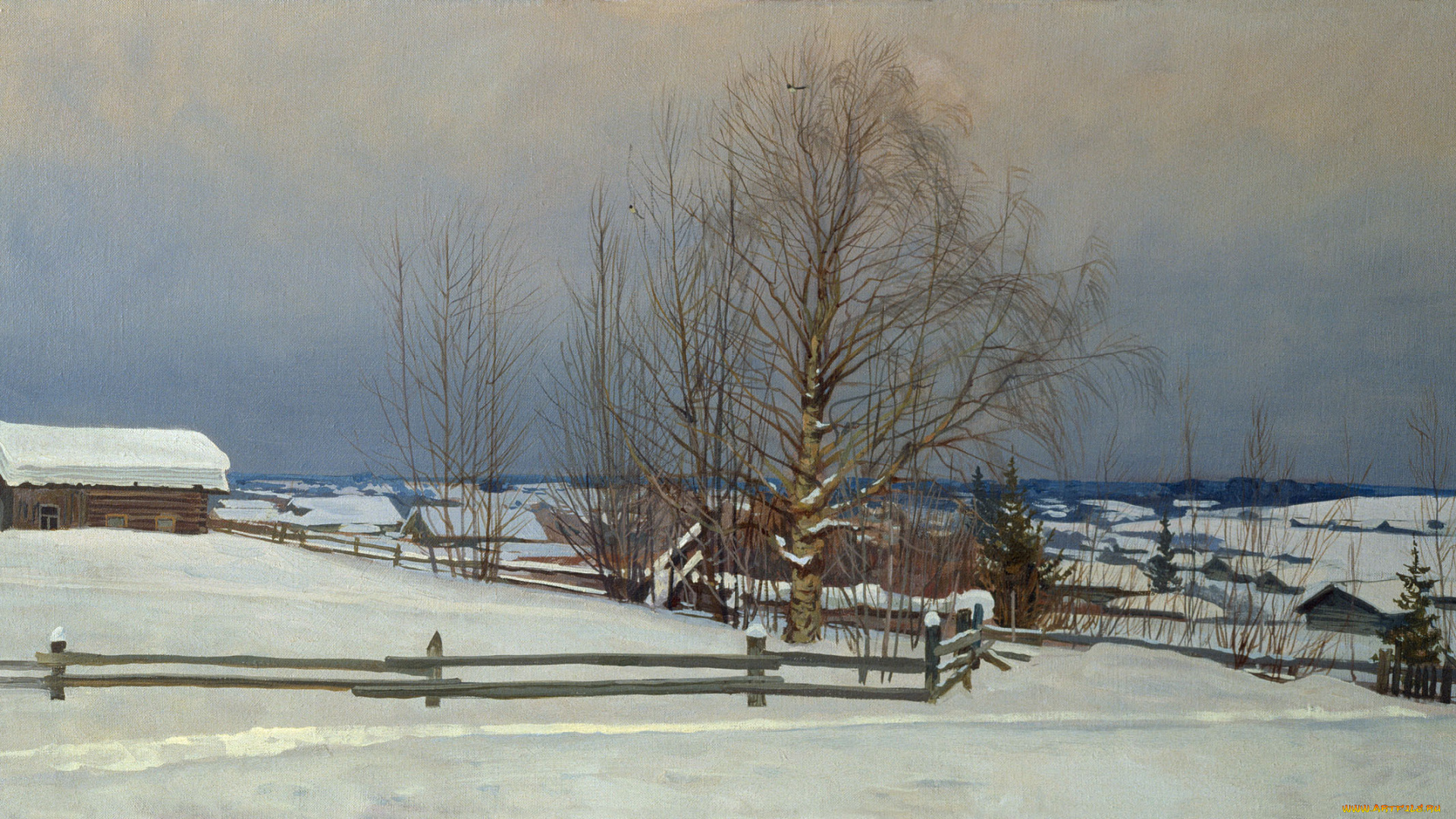 рисованные, николай, анохин, февральский, наст