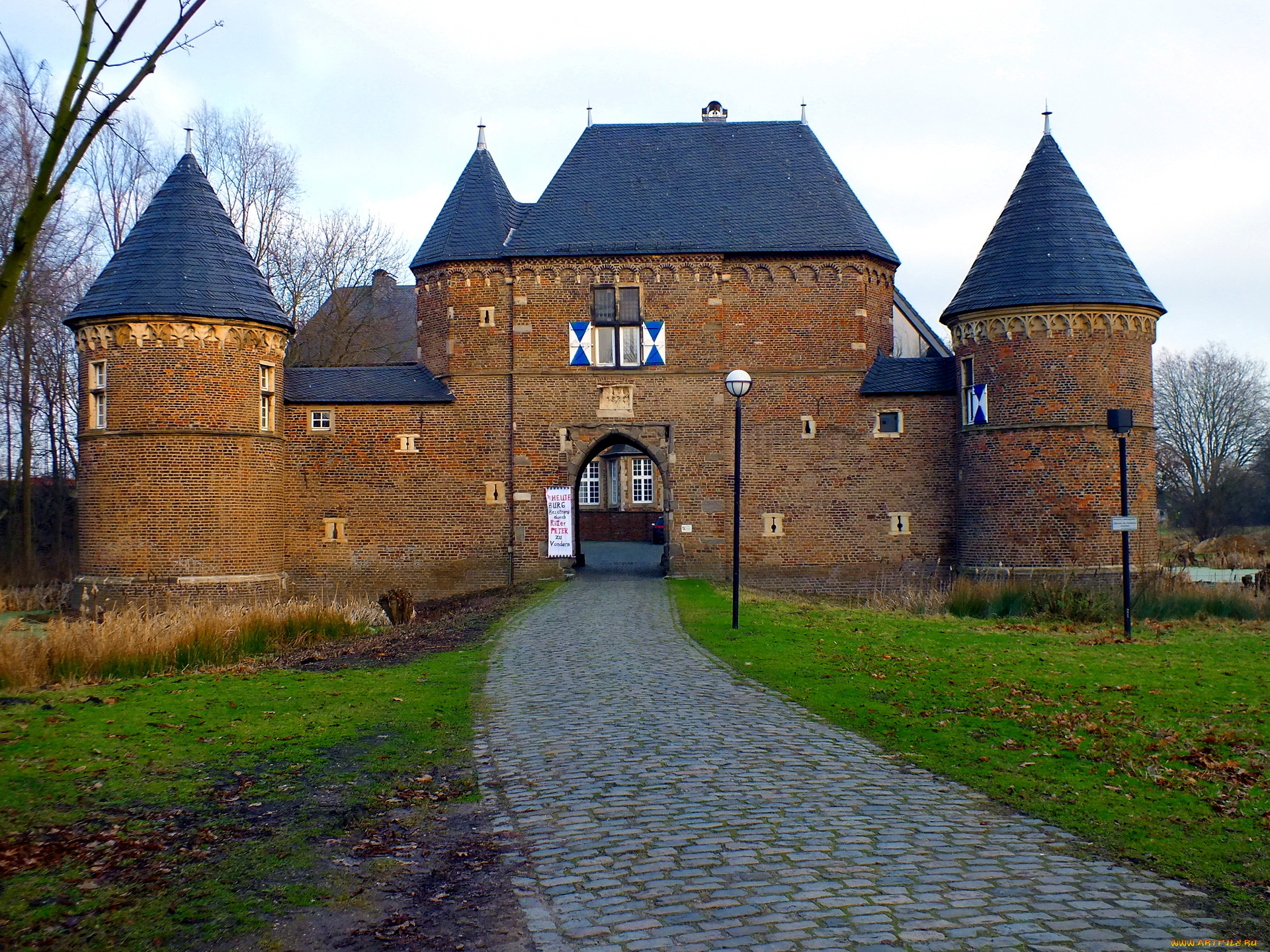 burg, vondern, oberhausen, германия, города, дворцы, замки, крепости, 