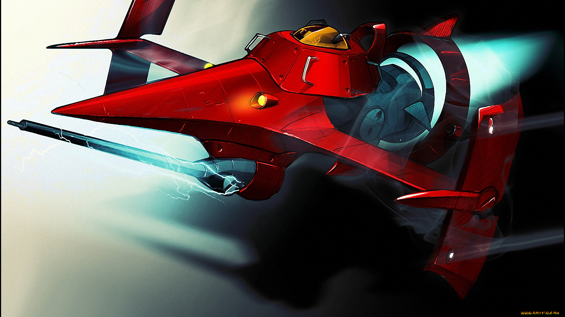 аниме, cowboy, bebop, корабль, swordfish