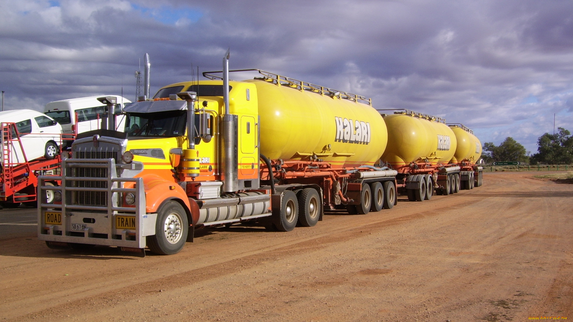 kenworth, автомобили, грузовик, тягач, фура, автопоезд