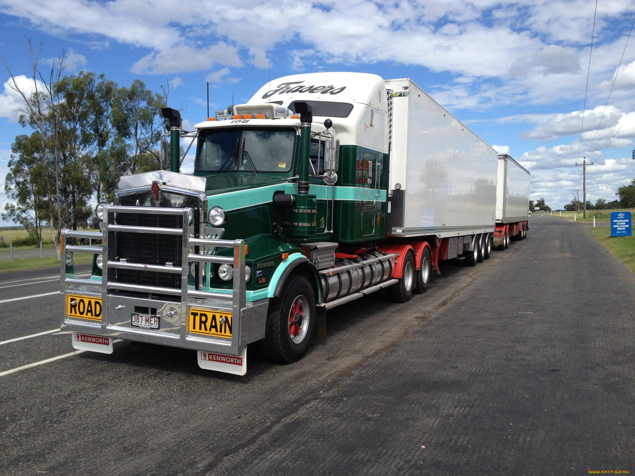 kenworth, автомобили, автопоезд, фура, тягач, грузовик