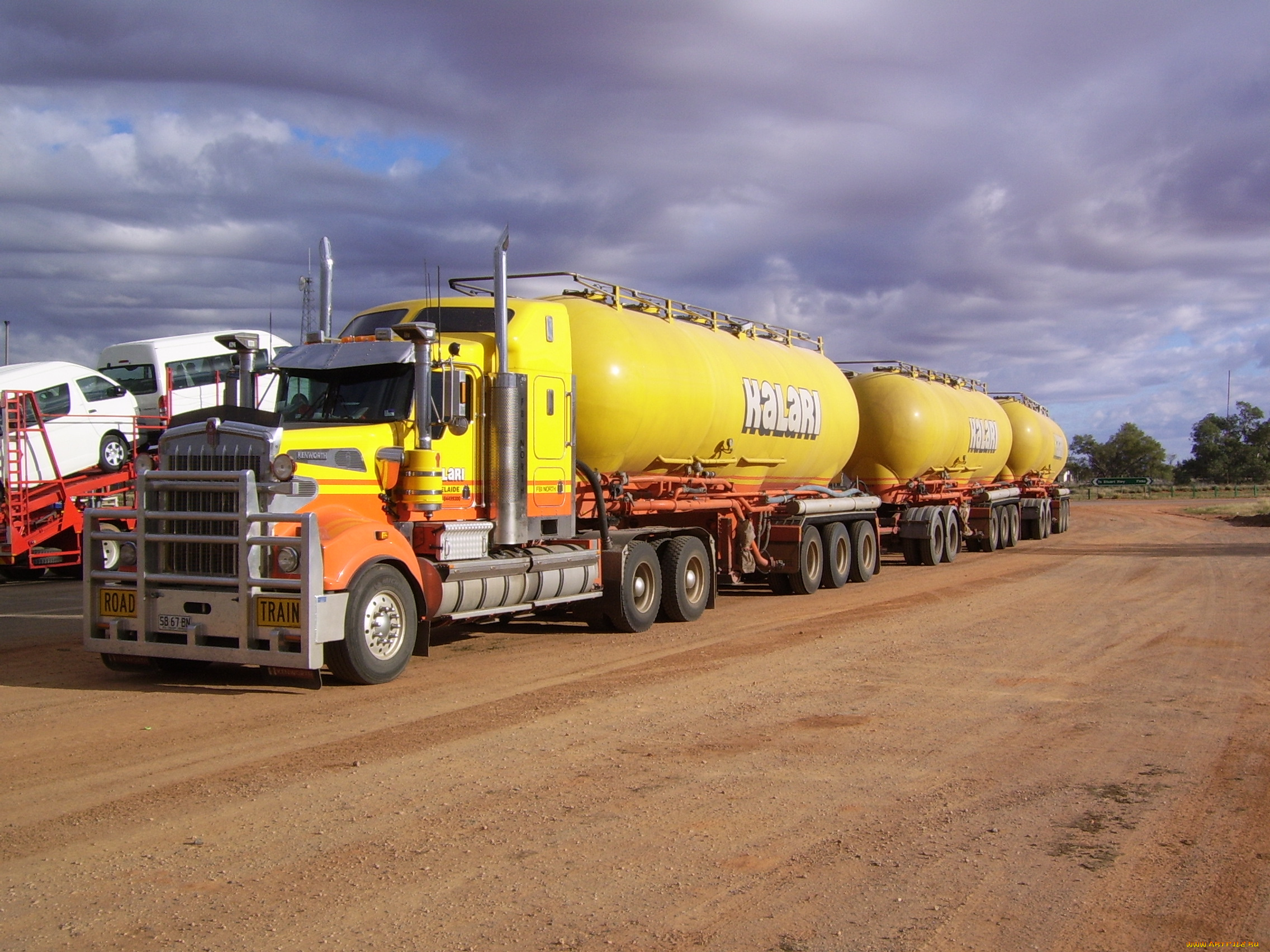 kenworth, автомобили, грузовик, тягач, фура, автопоезд