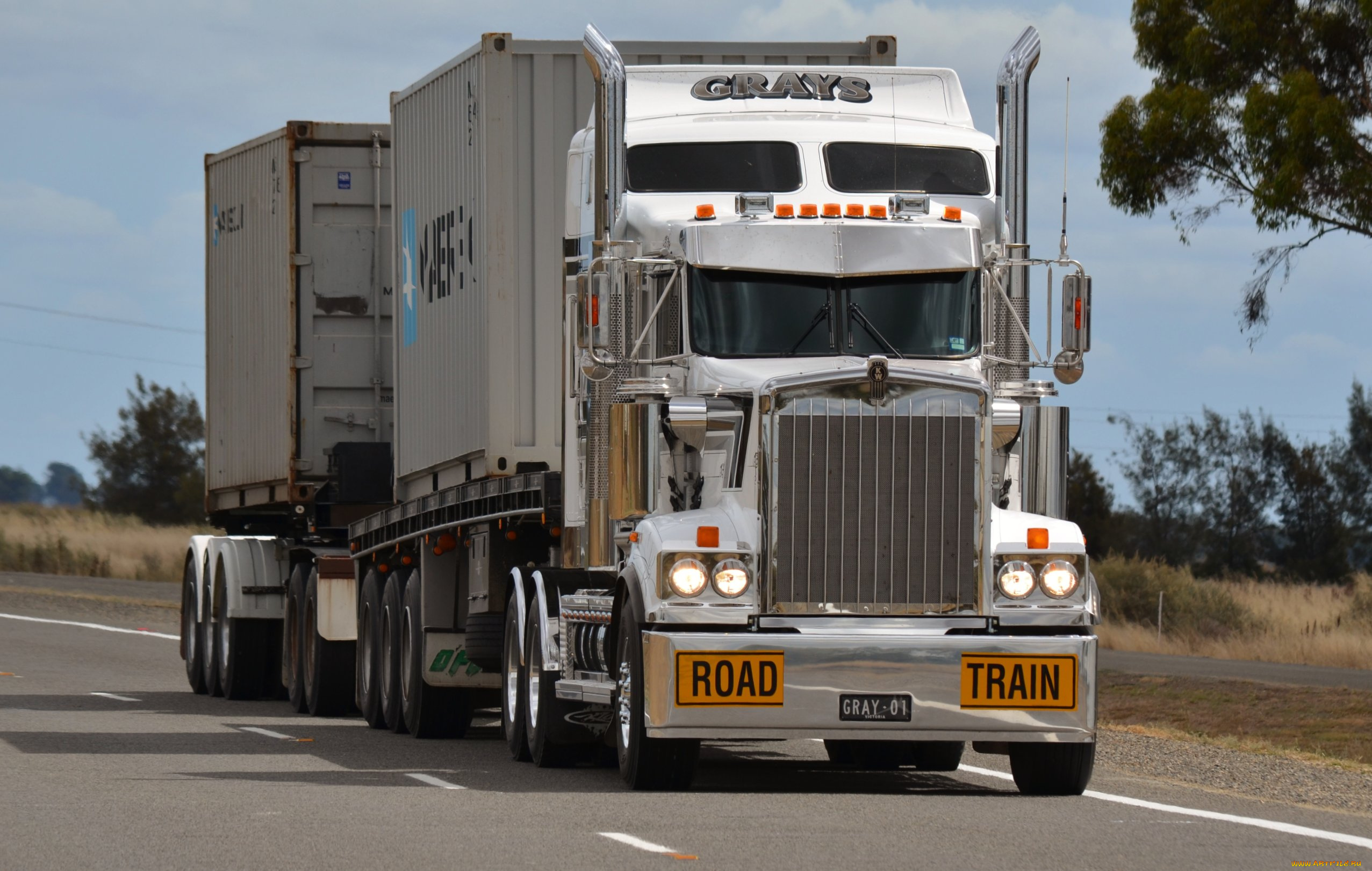 kenworth, автомобили, тягач, фура, грузовик, автопоезд