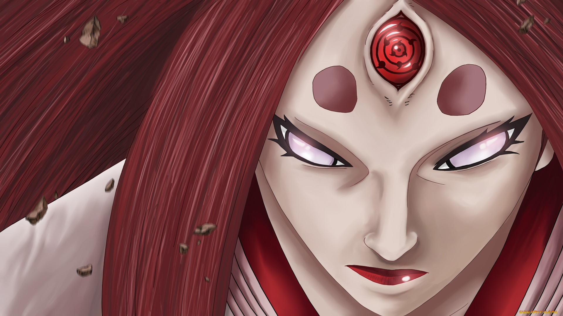 аниме, naruto, манга, ootsutsuki, nicko025, арт, ооцуцуки, кагуя, взгляд, бьякуган, наруто, девушка