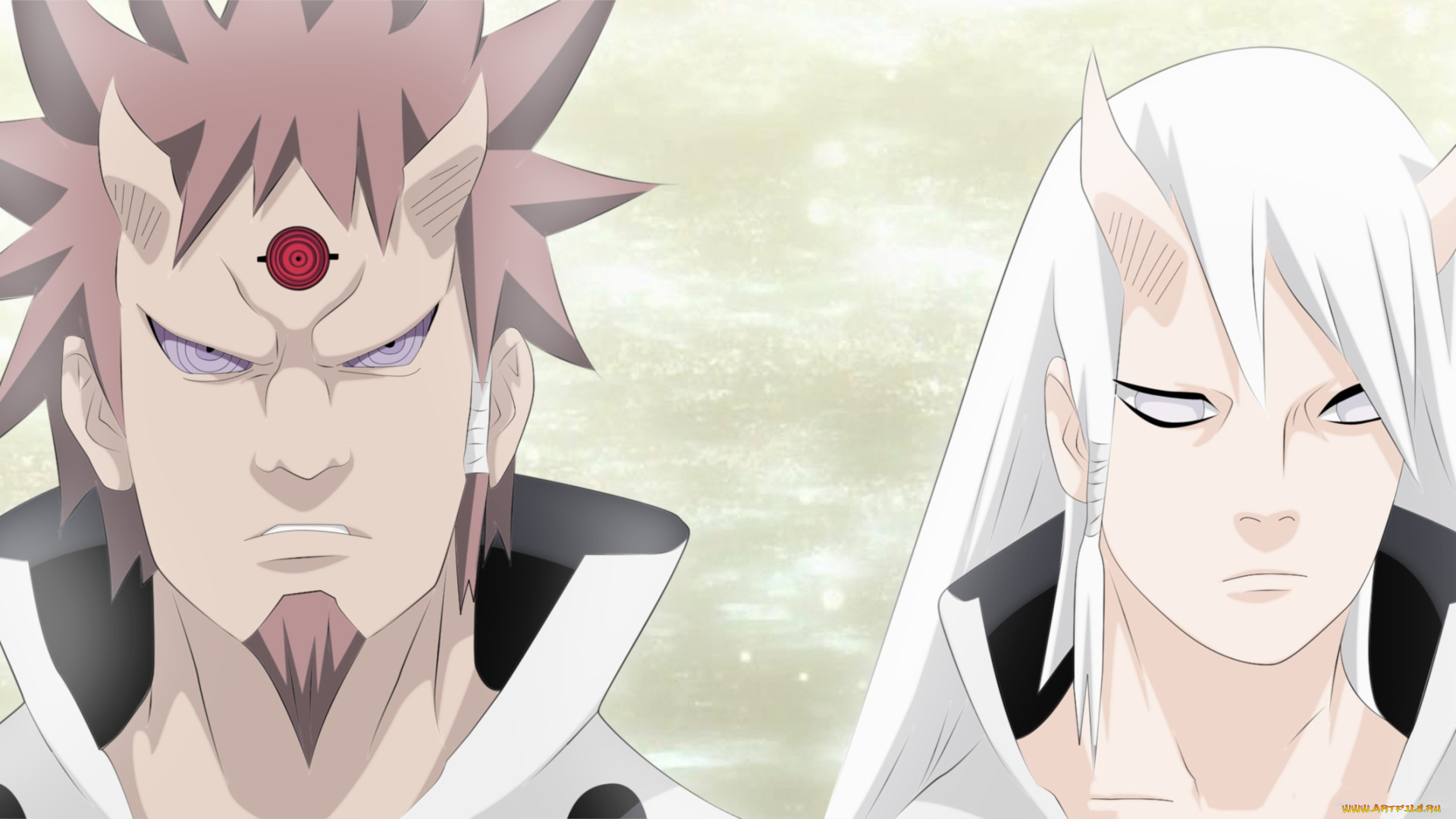 аниме, naruto, rikudo, sennin, manga, hamura, brothers, hagoromo