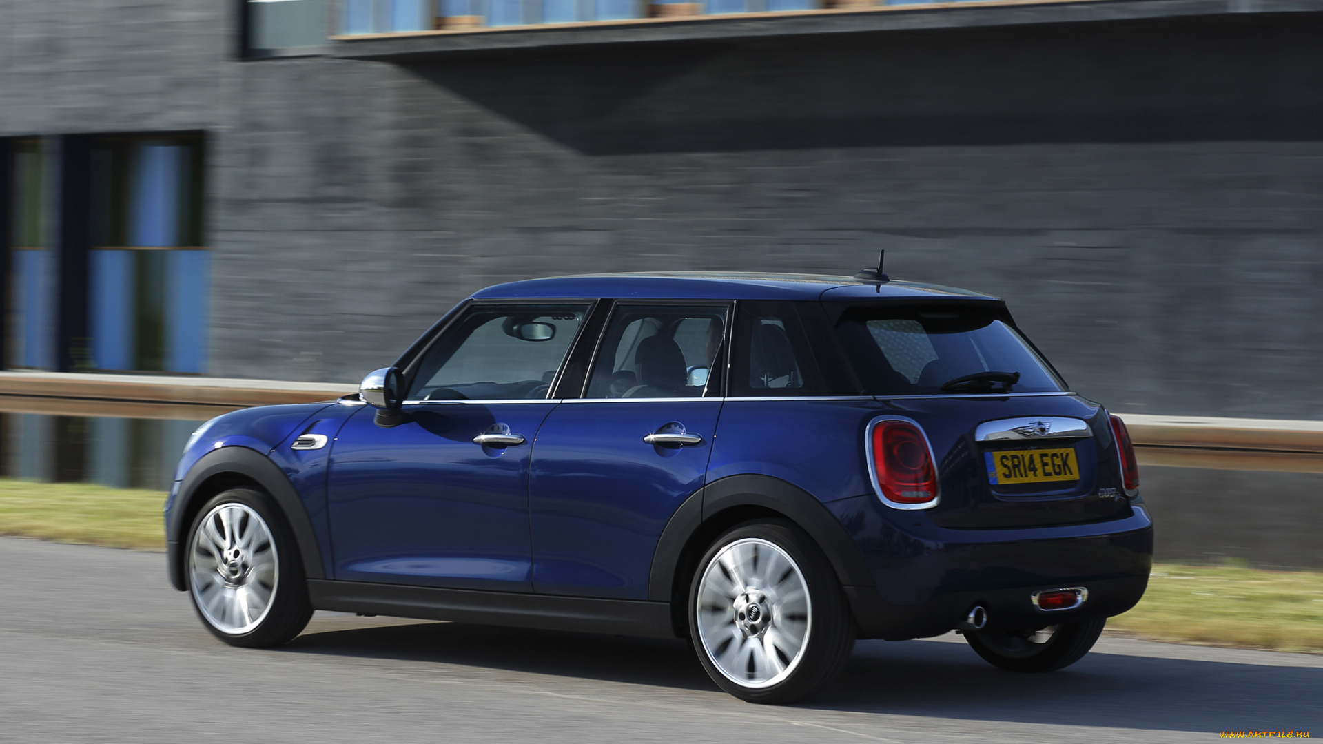 автомобили, mini, 5-door, cooper, d, 2014г, голубой, uk-spec