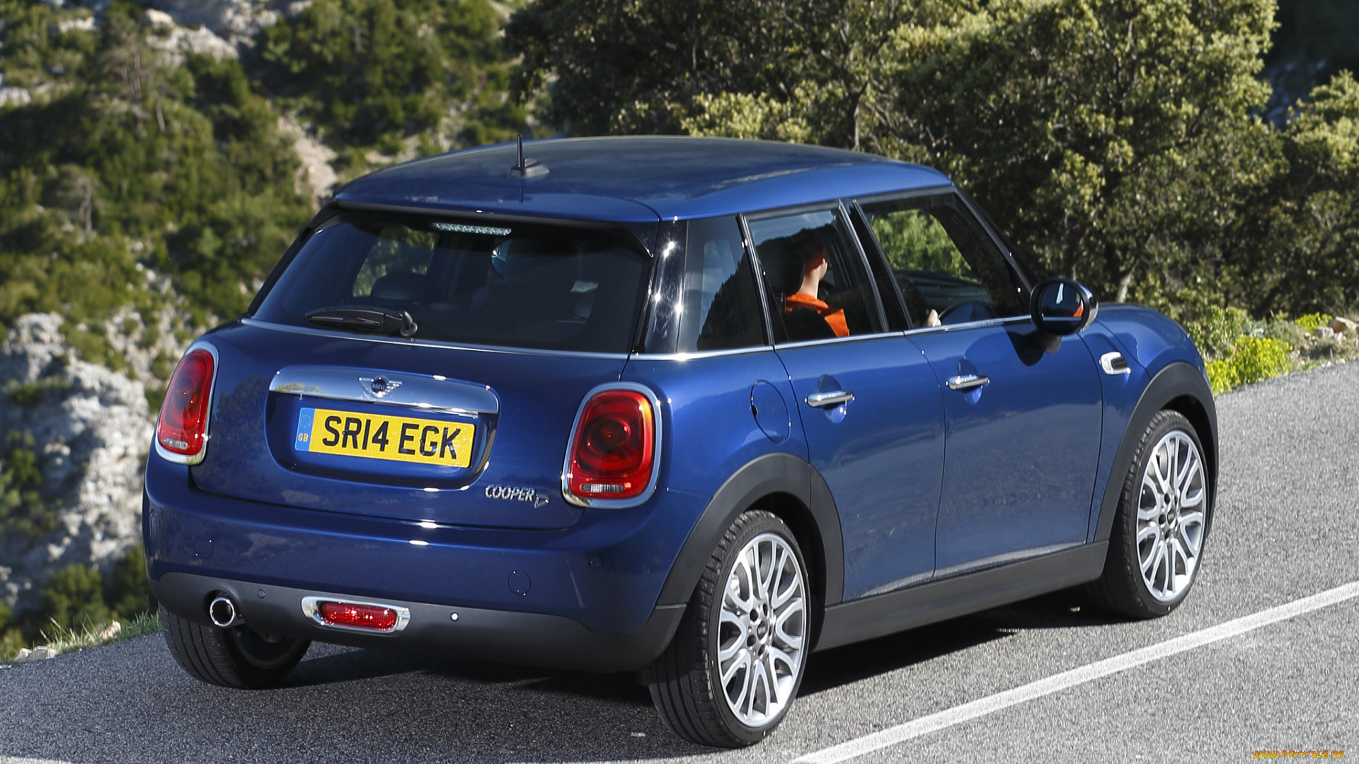 автомобили, mini, cooper, d, 5-door, uk-spec, 2014г, голубой