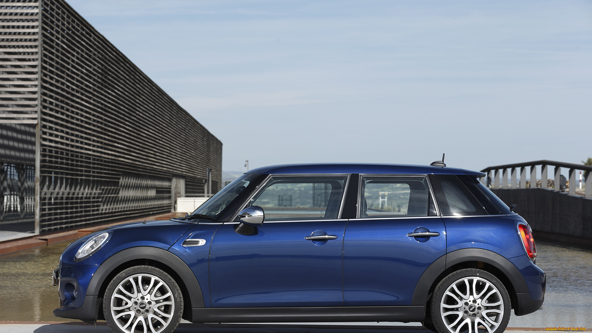 автомобили, mini, голубой, 2014г, uk-spec, cooper, d, 5-door