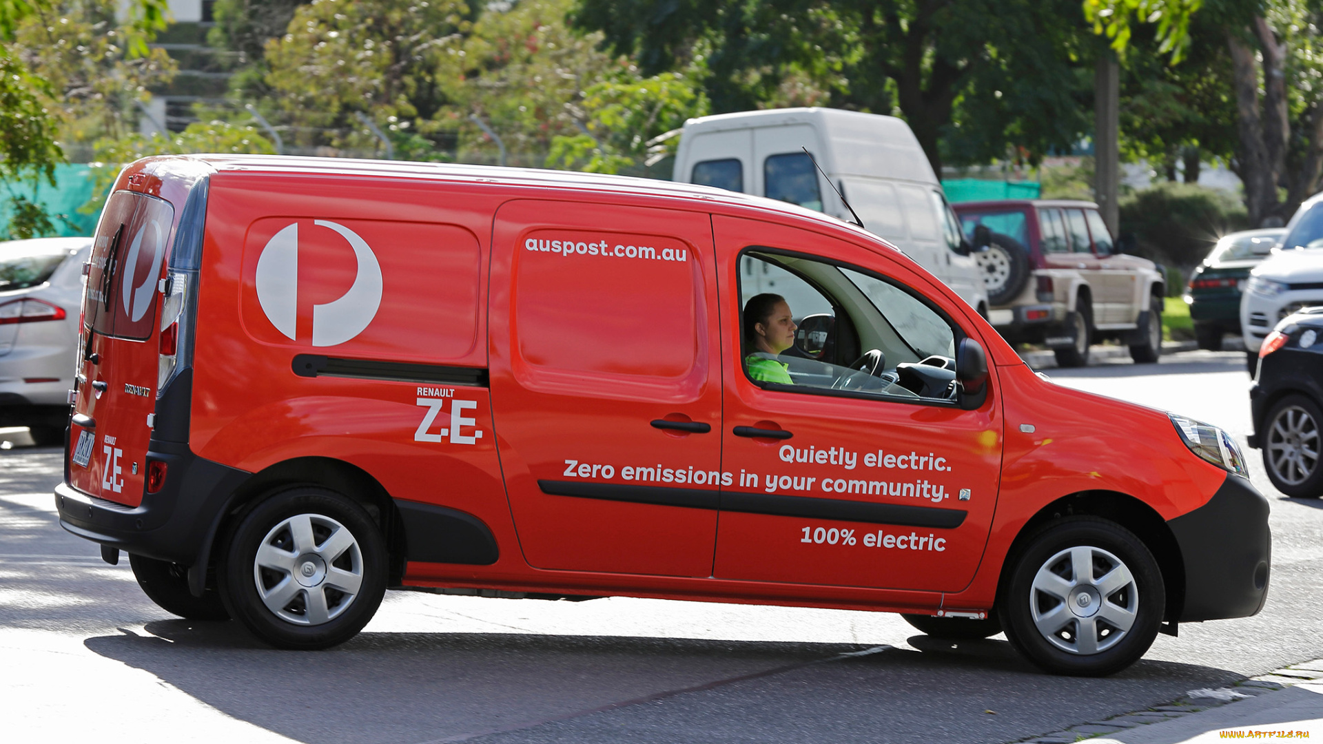 автомобили, renault, красный, 2014г, au, post, kangoo, maxi, z, e