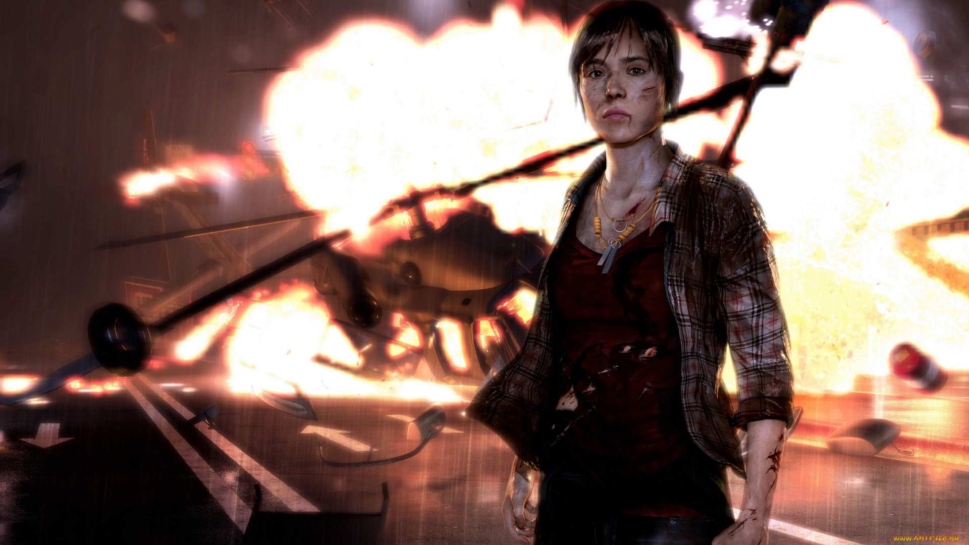 видео, игры, beyond, , two, souls, драма, игра, гранью, две, души, за, souls, two