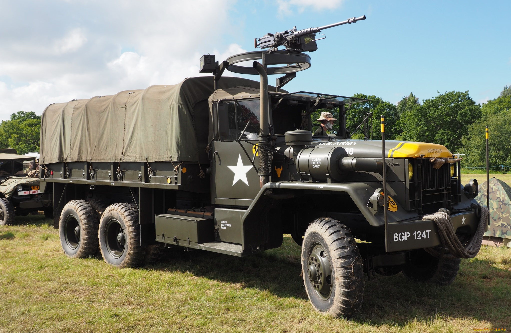 техника, военная, техника, пулемет, турель, автомобиль