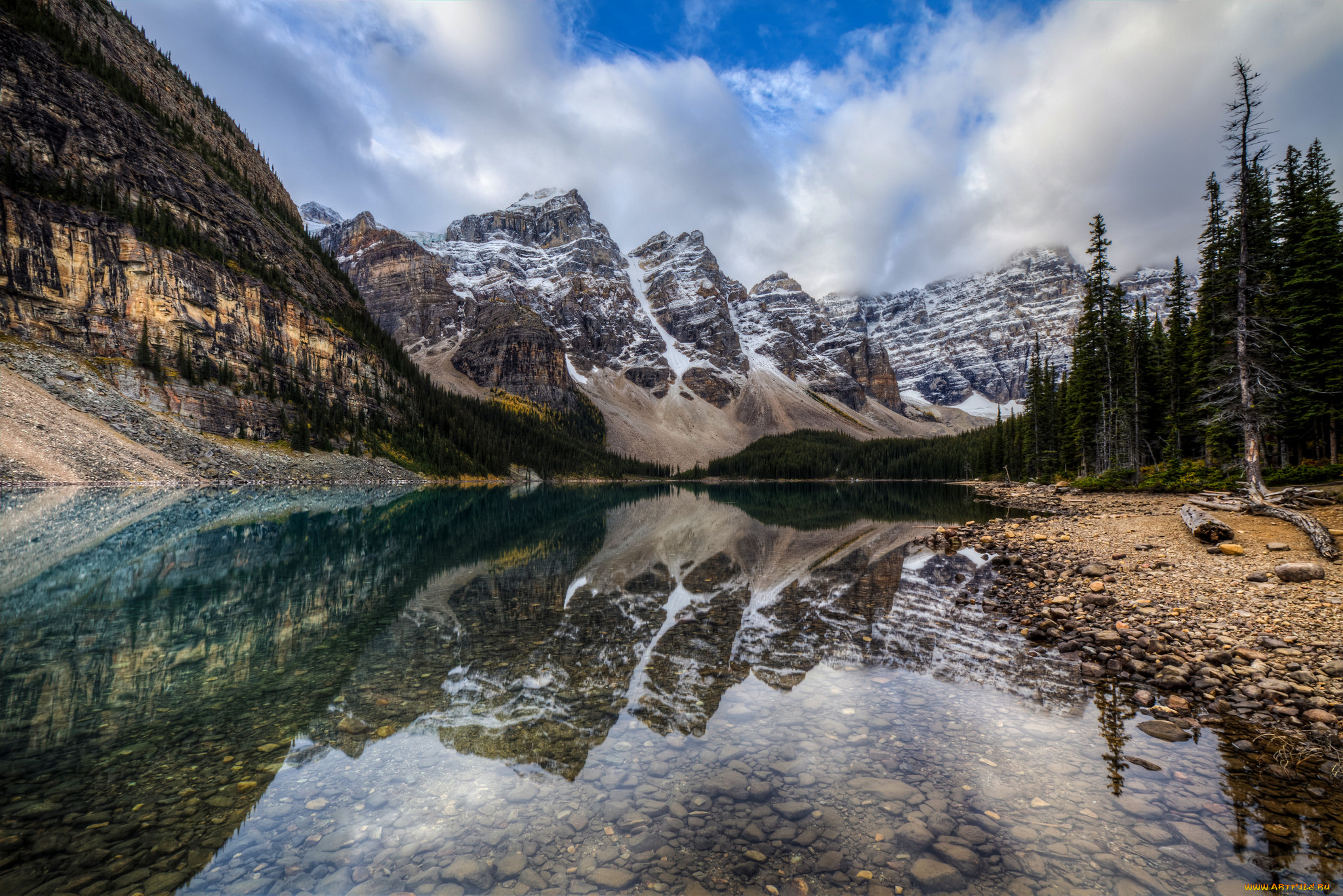 природа, реки, озера, река, лес, горы