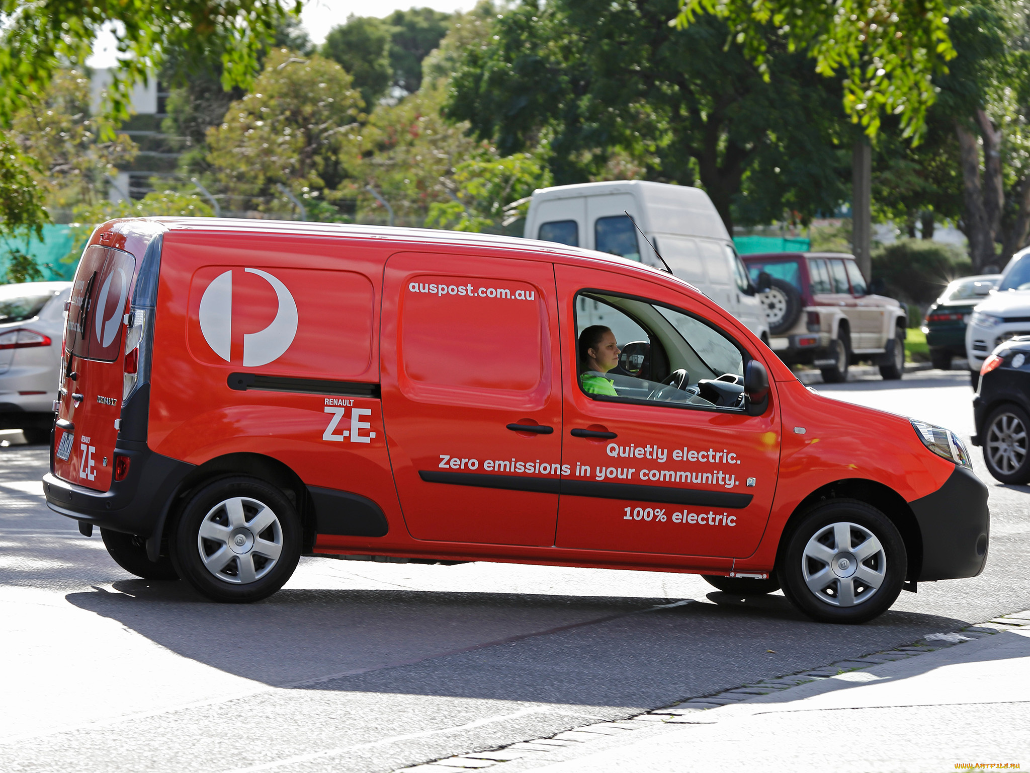 автомобили, renault, красный, 2014г, au, post, kangoo, maxi, z, e