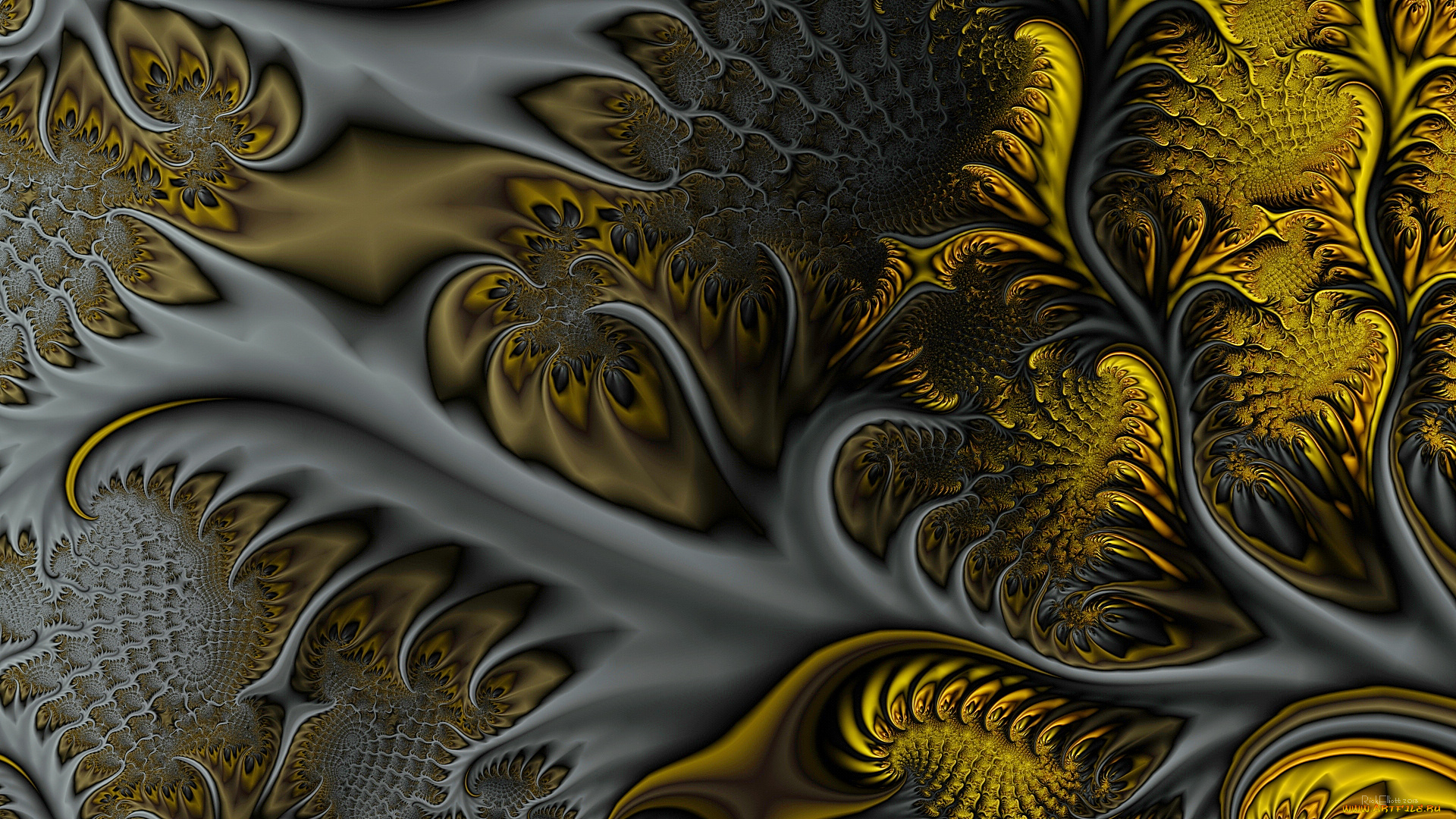 3д, графика, фракталы, , fractal, цвета, фон, узор