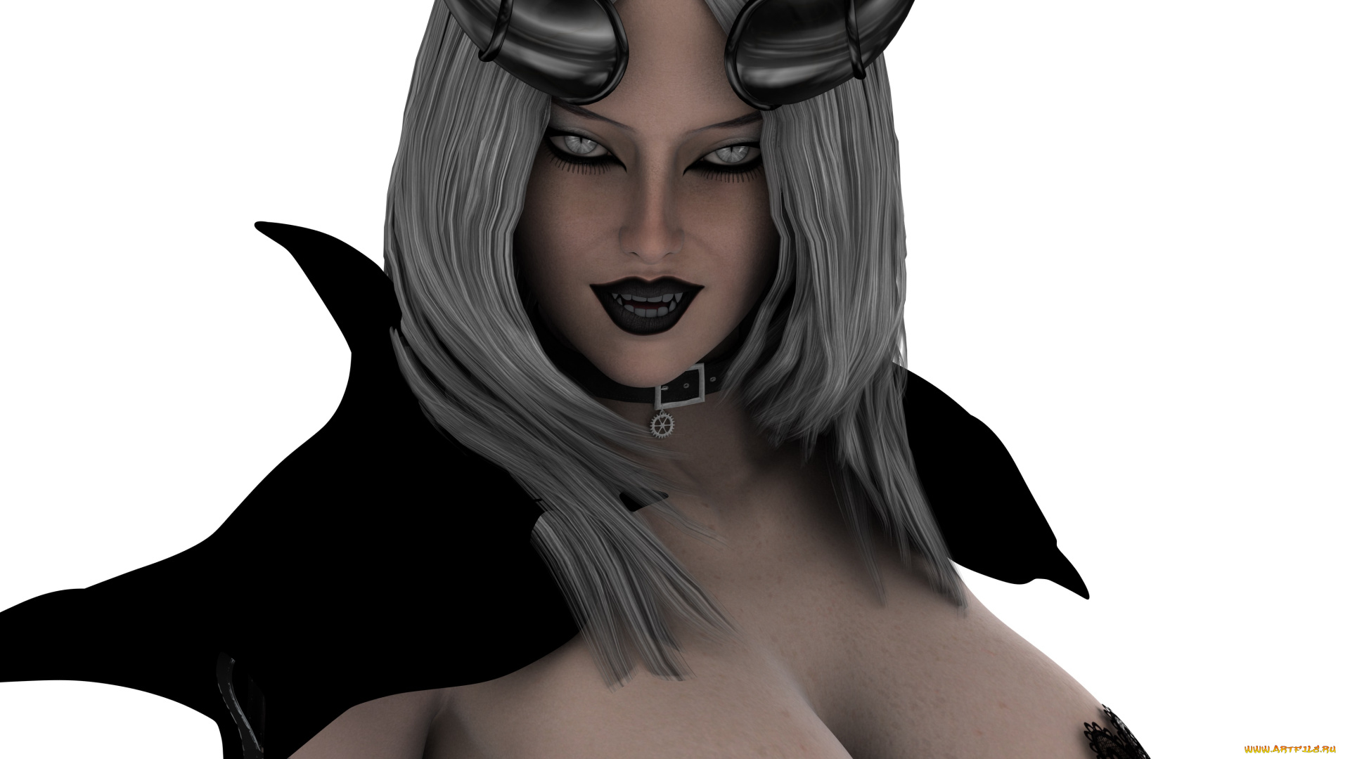 3д, графика, существа, , creatures, кастаника, взгляд, фон