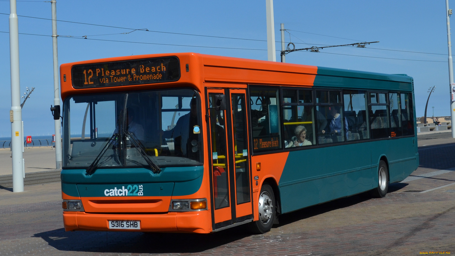 автомобили, автобусы, пассажирский, транспорт