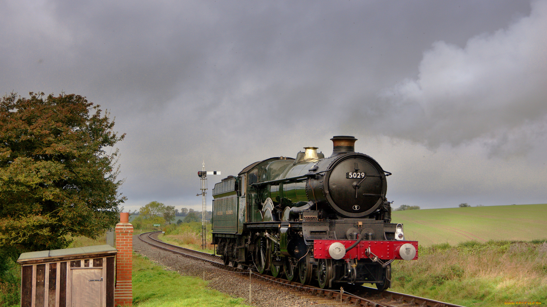 техника, паровозы, паровоз, дорога, рельсы, железная