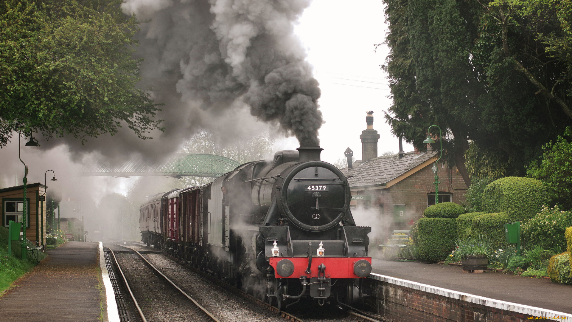 техника, паровозы, паровоз, дорога, железная, рельсы