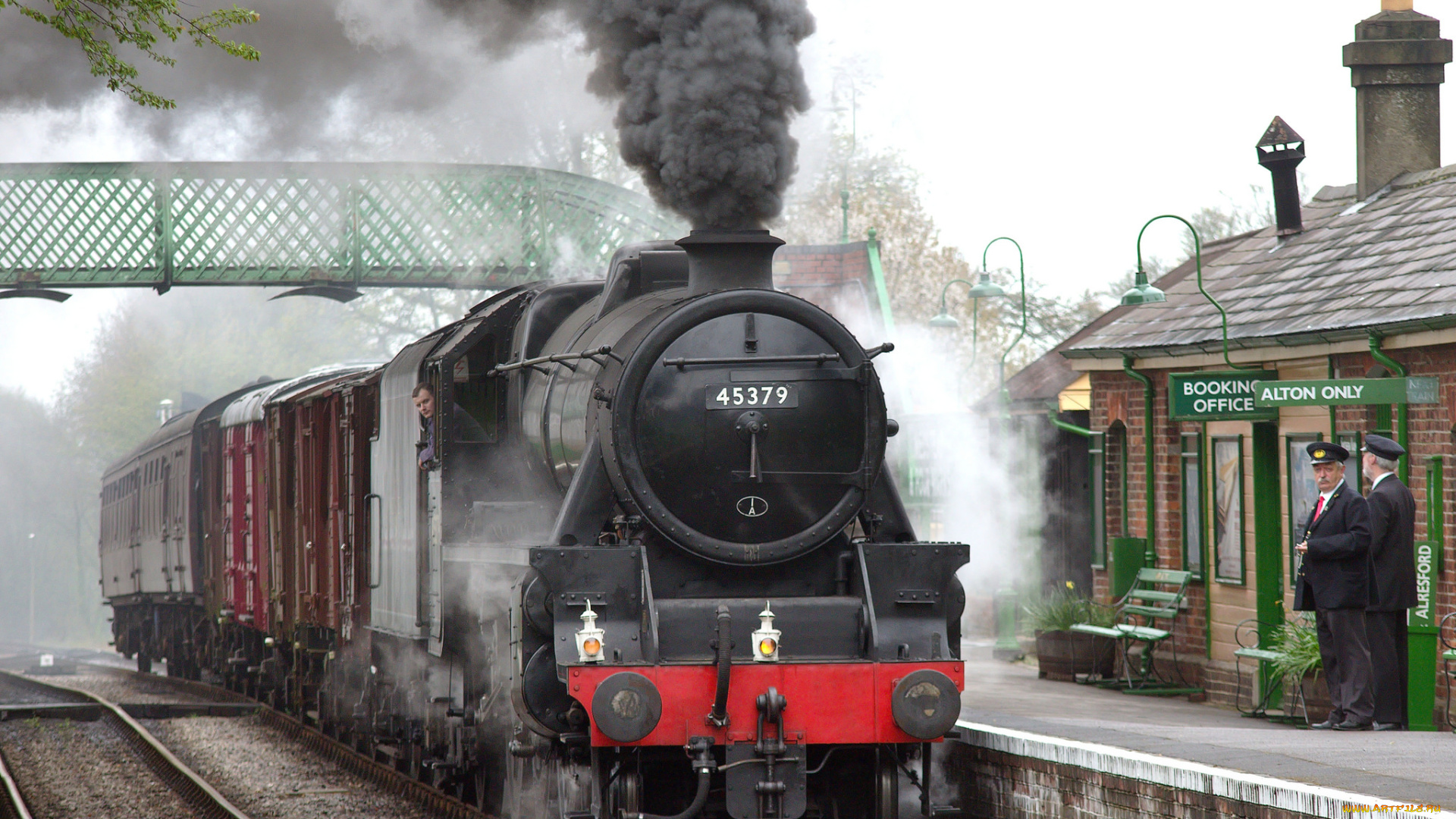 техника, паровозы, паровоз, рельсы, дорога, железная