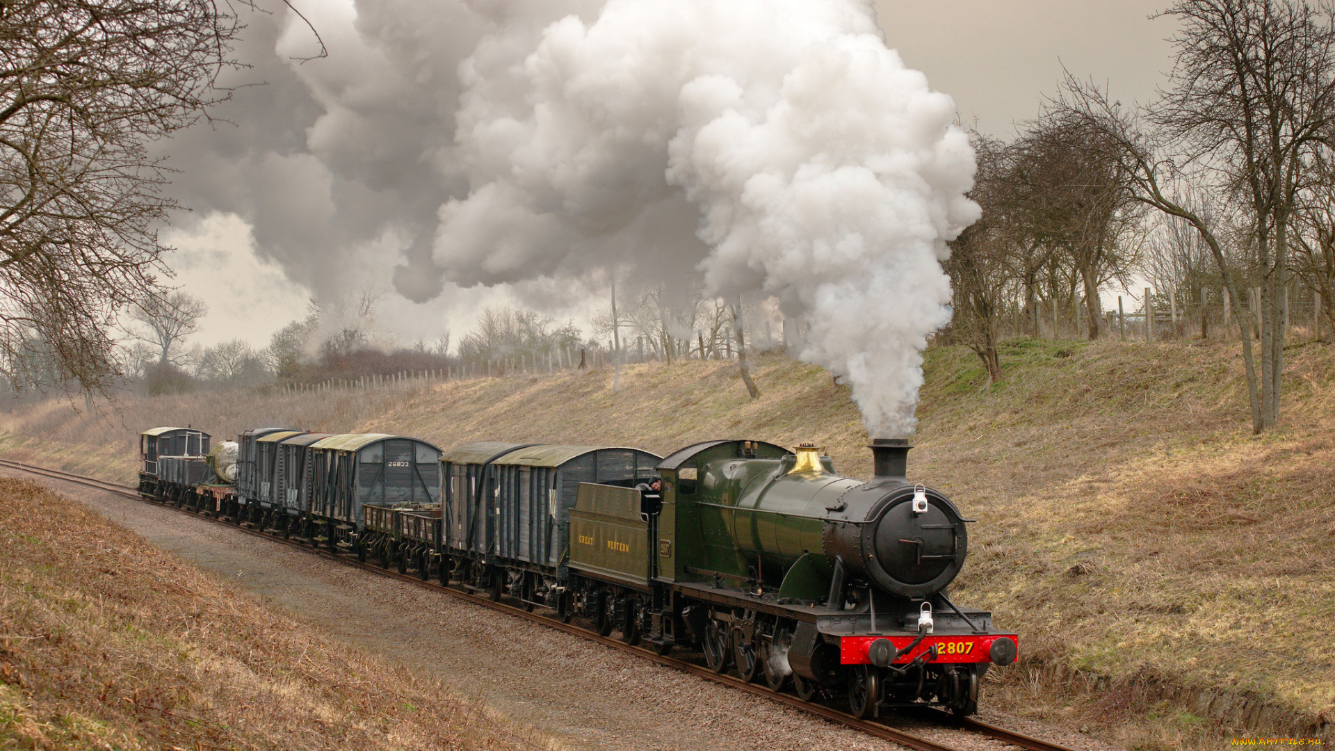 техника, паровозы, паровоз, рельсы, дорога, железная
