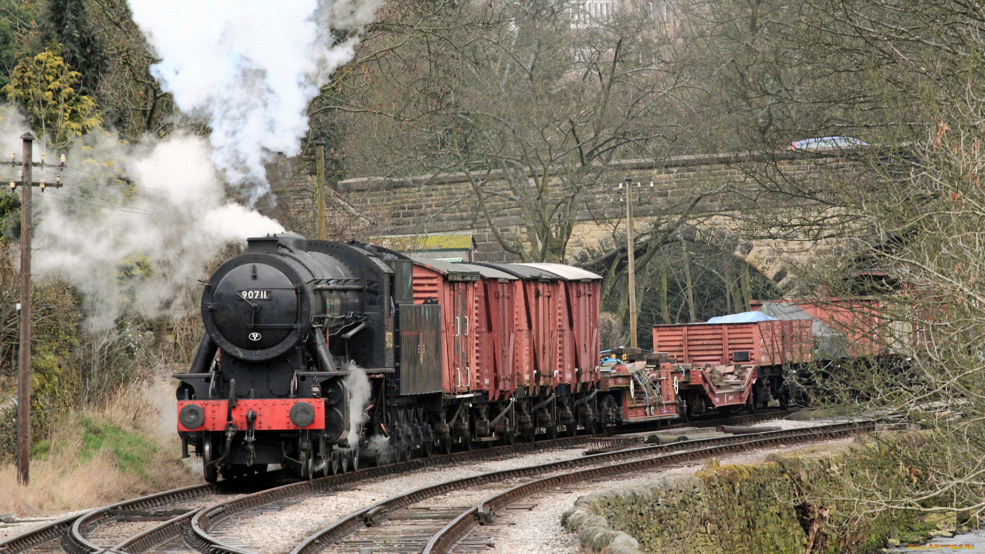 техника, паровозы, паровоз, рельсы, дорога, железная