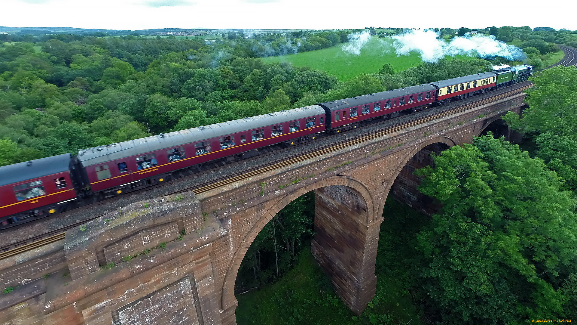 техника, паровозы, паровоз, рельсы, железная, дорога