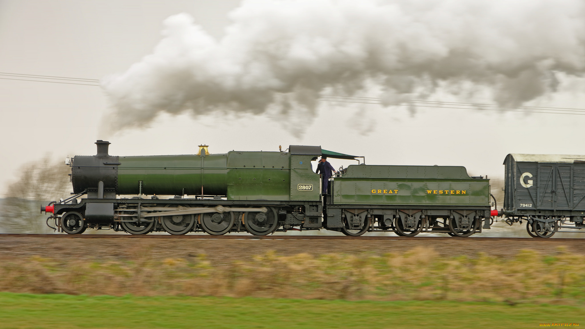 техника, паровозы, паровоз, рельсы, железная, дорога