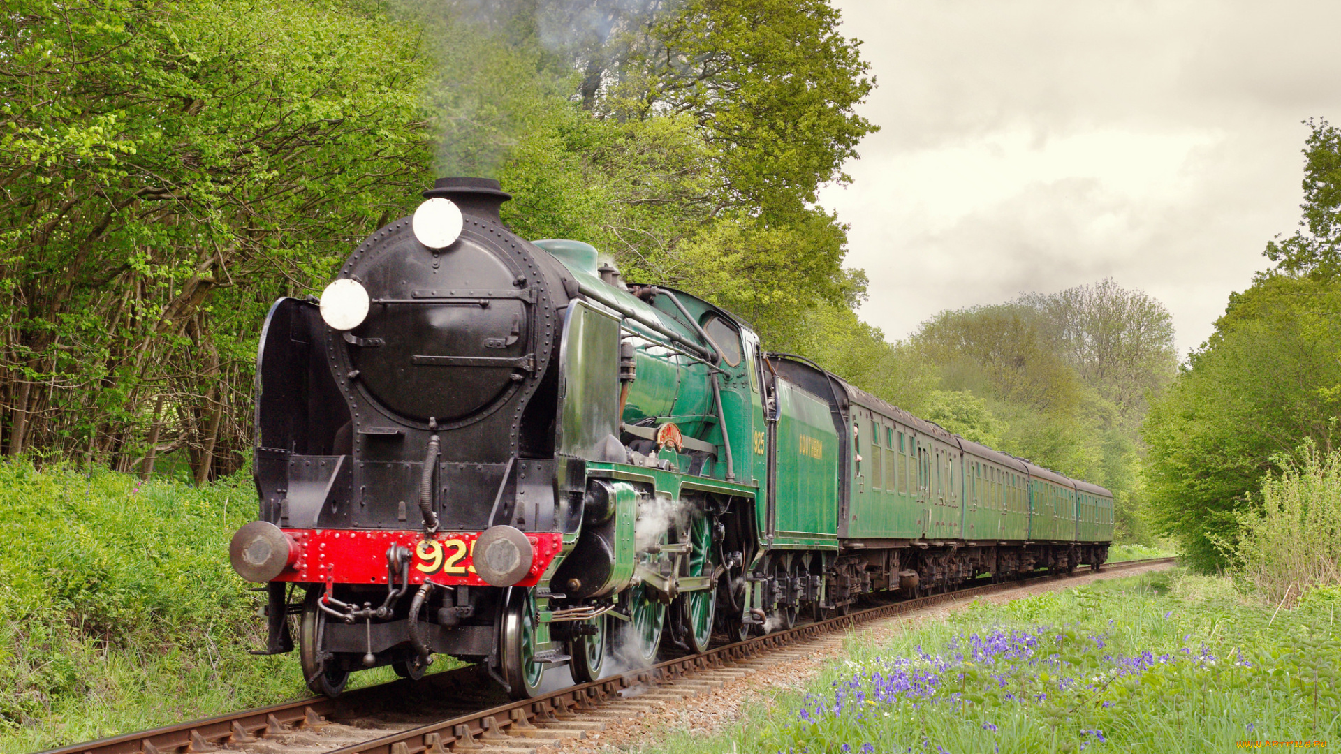 техника, паровозы, рельсы, дорога, железная, паровоз