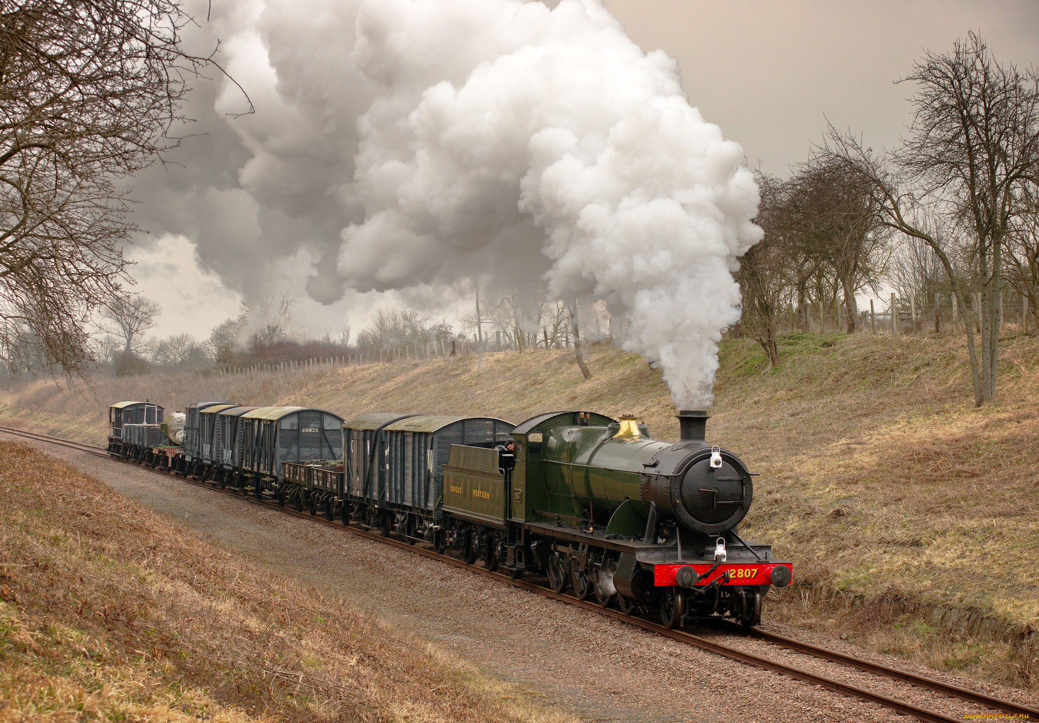 техника, паровозы, паровоз, рельсы, дорога, железная