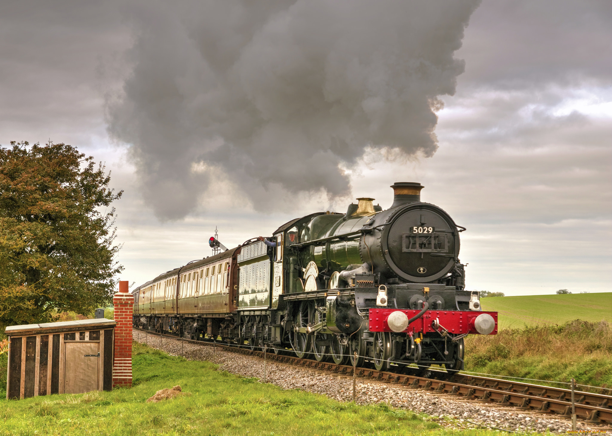 техника, паровозы, рельсы, дорога, железная, паровоз