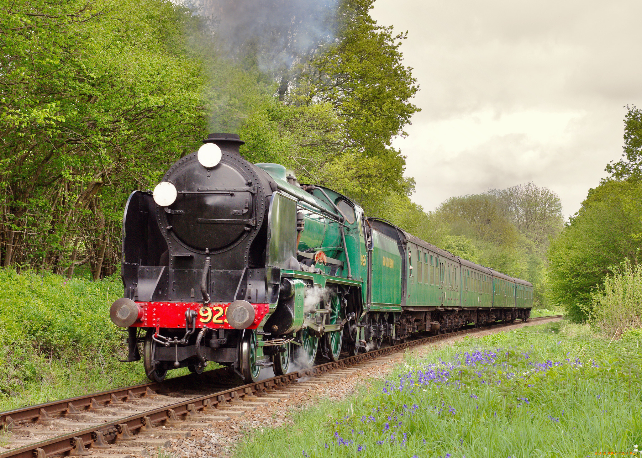 техника, паровозы, рельсы, дорога, железная, паровоз