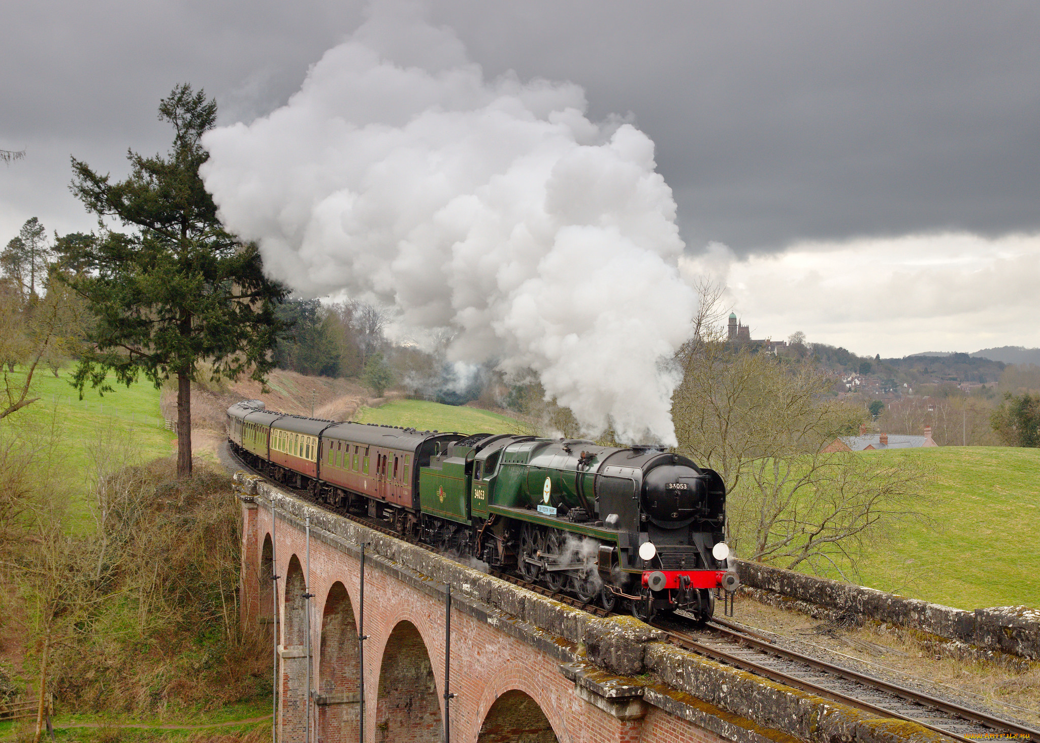 техника, паровозы, рельсы, дорога, железная, паровоз