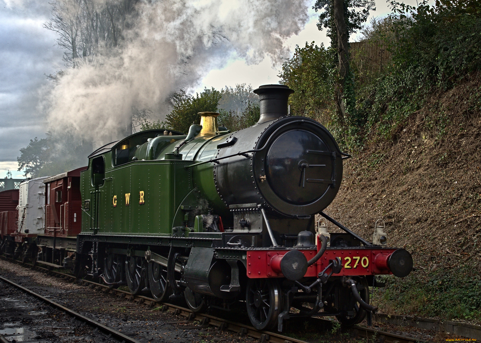 техника, паровозы, рельсы, дорога, железная, паровоз