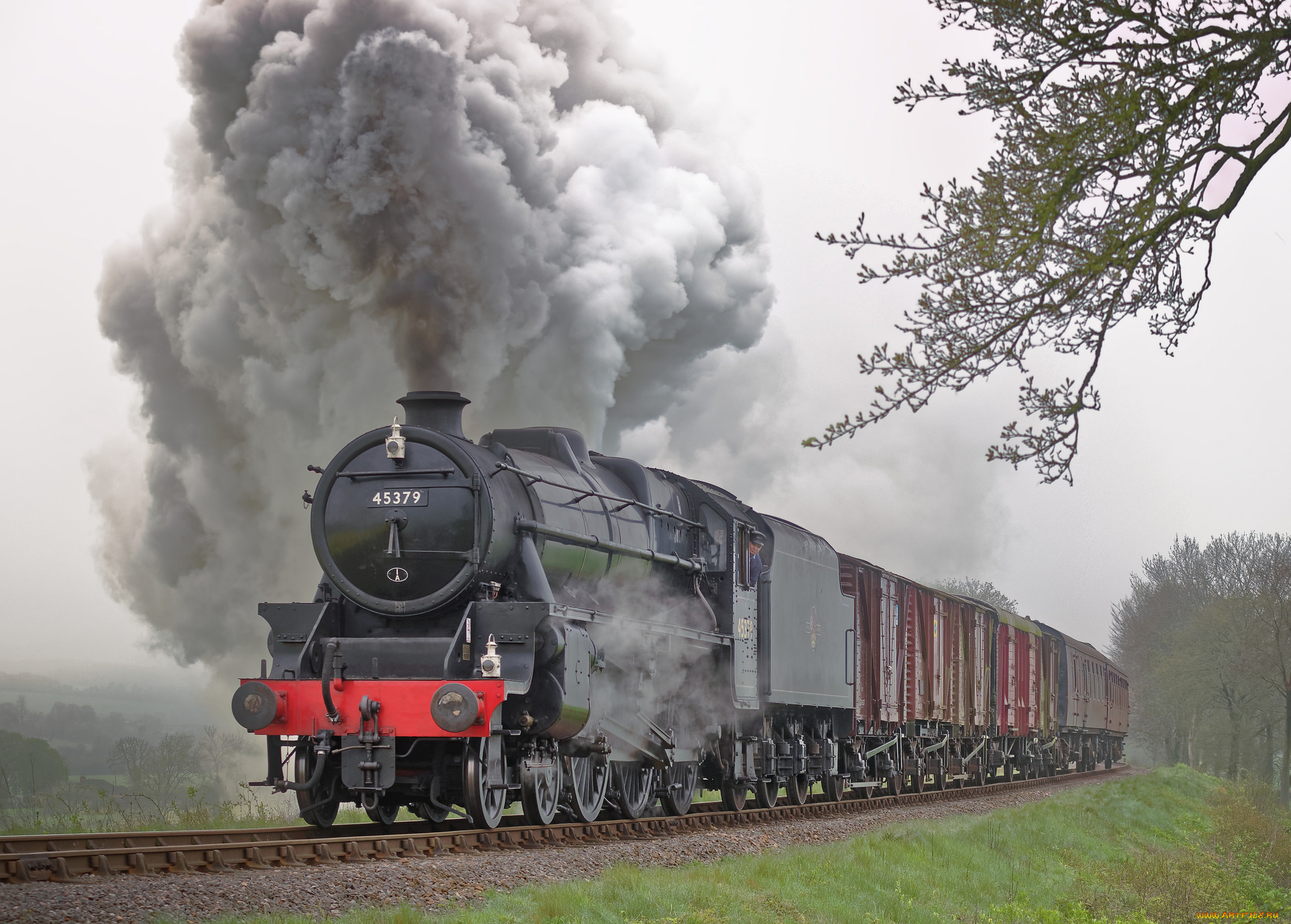 техника, паровозы, рельсы, дорога, железная, паровоз