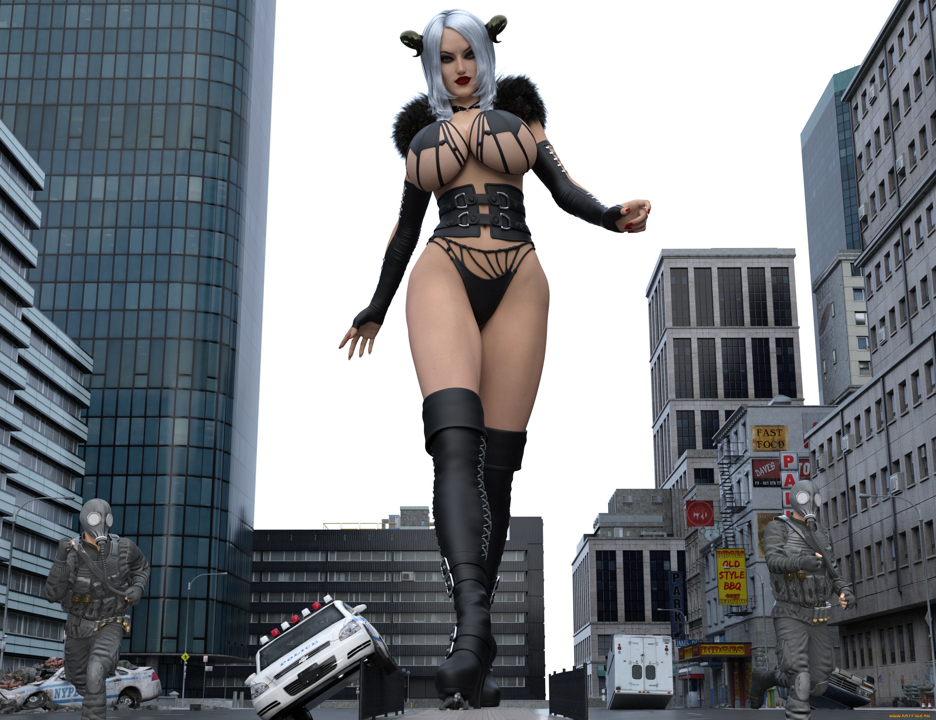 3д, графика, существа, , creatures, фон, взгляд, кастаника