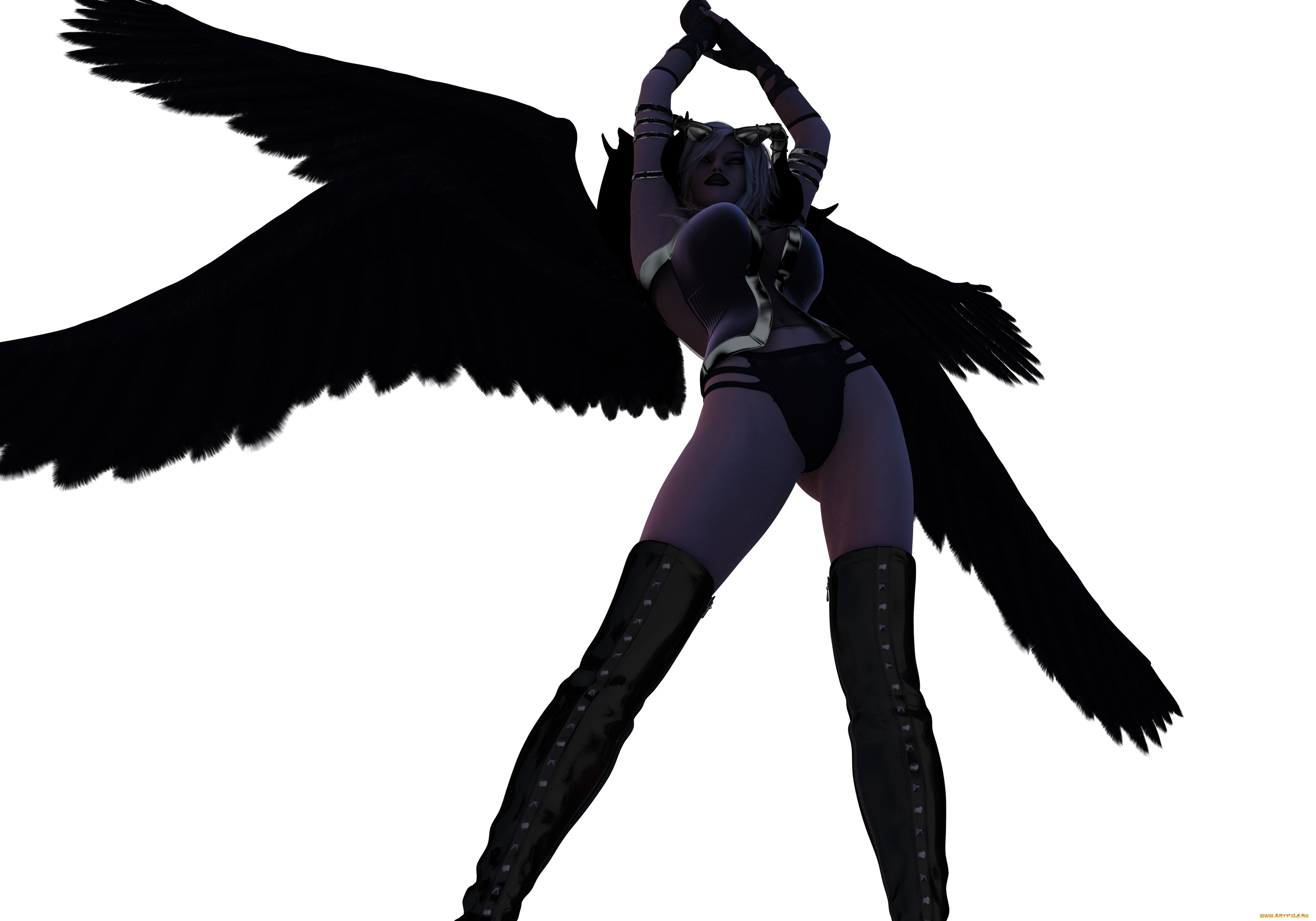 3д, графика, существа, , creatures, кастаника, взгляд, фон