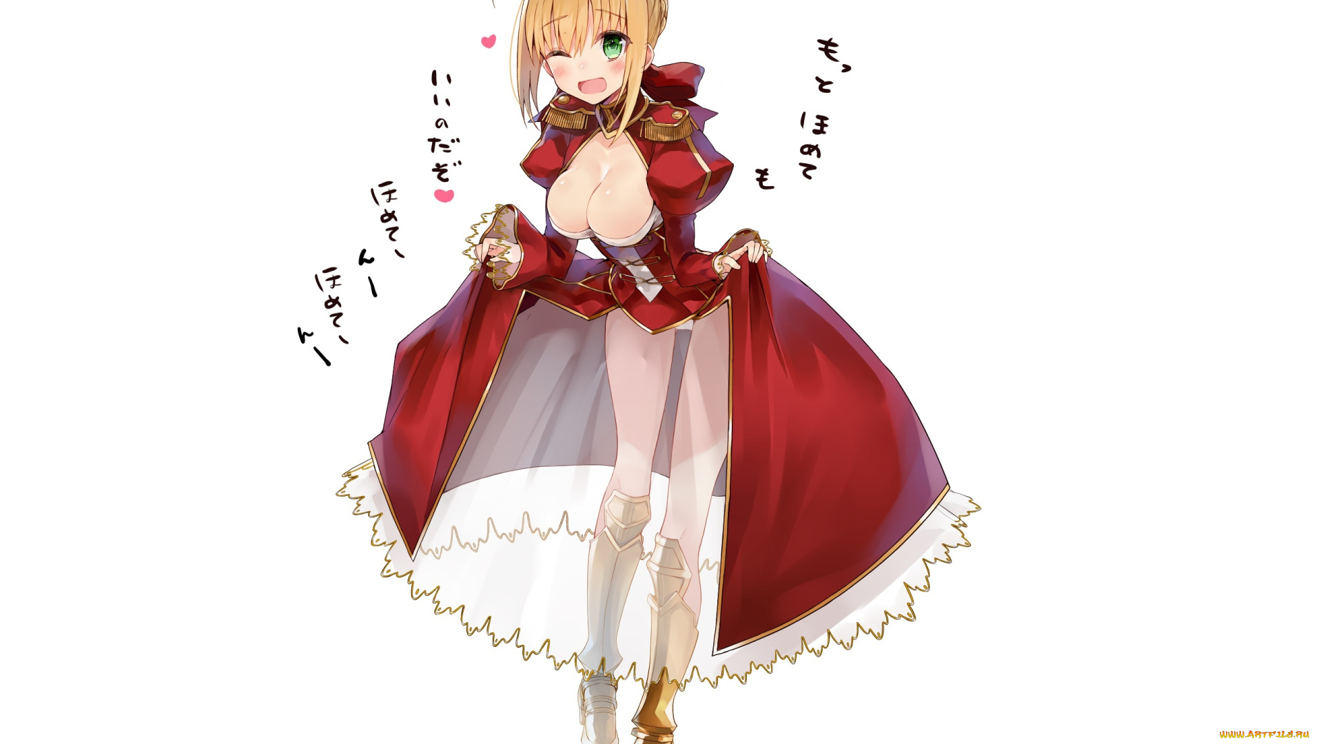 аниме, fate, stay, night, девушка