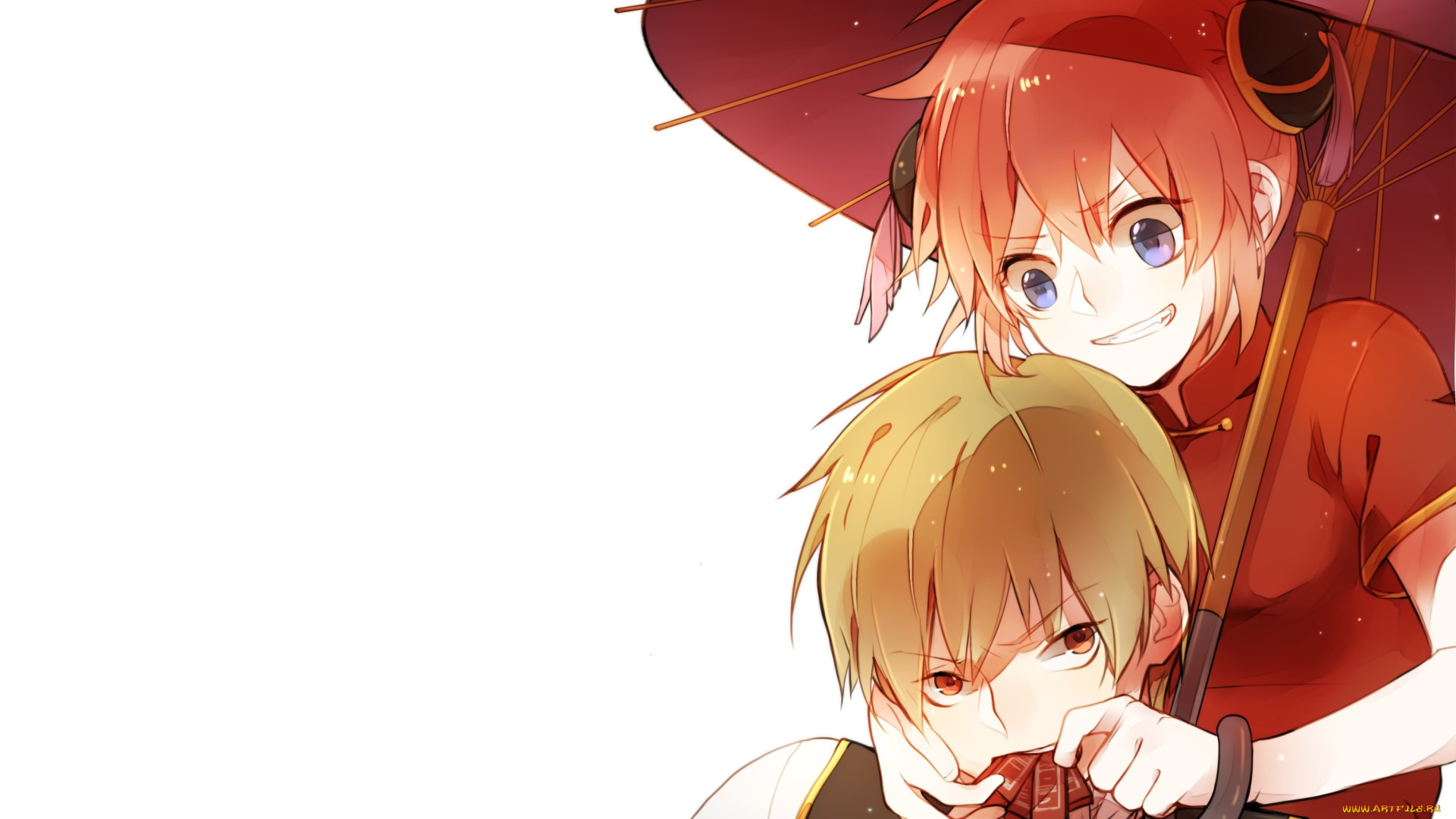 аниме, gintama, пара