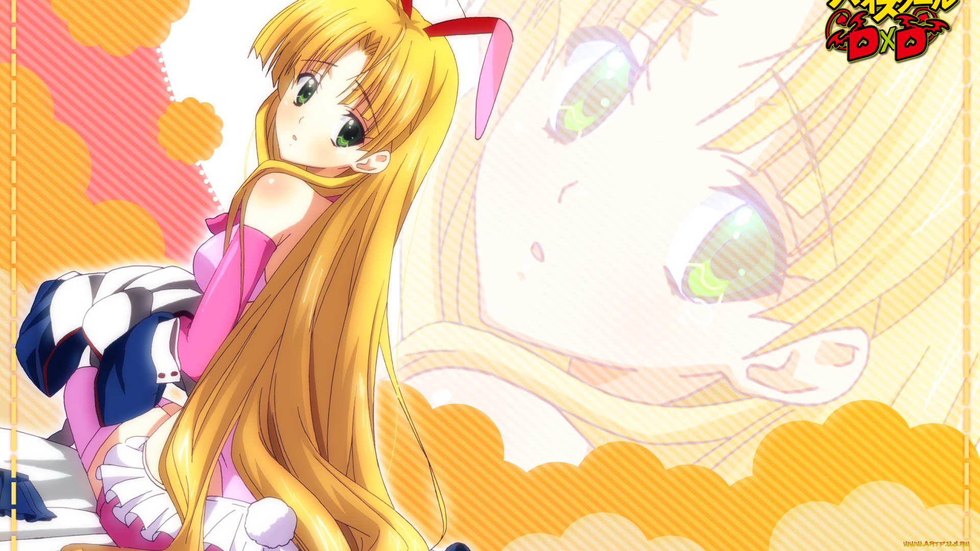 аниме, highschool, dxd, фон, взгляд, девушка