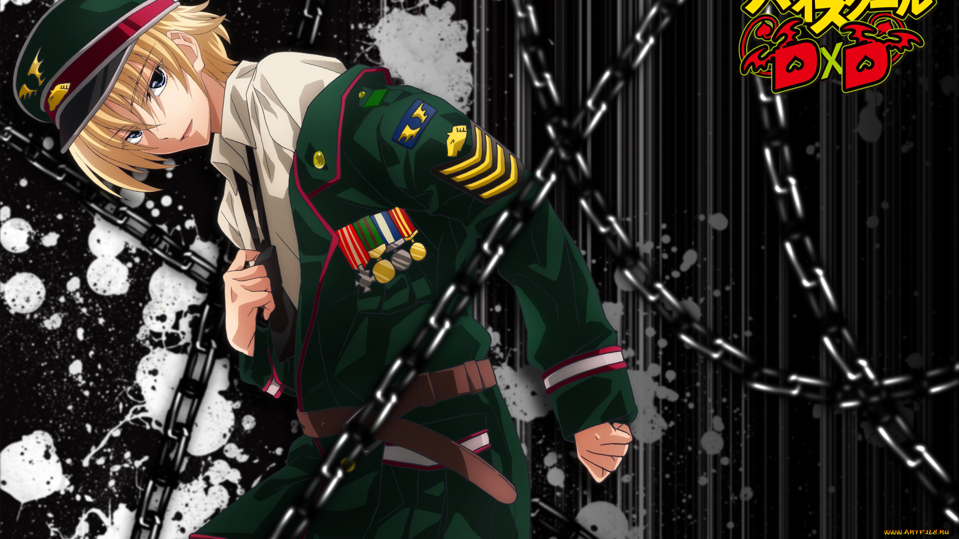 аниме, highschool, dxd, фон, взгляд, девушка