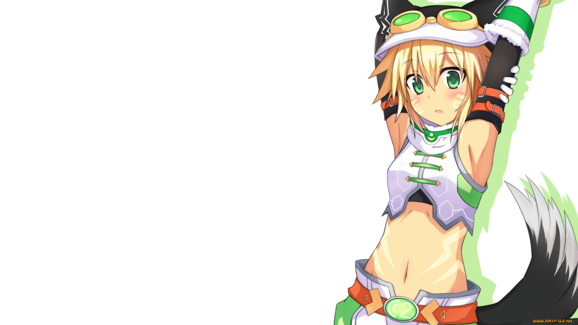 аниме, hyperdimension, neptunia, девочка