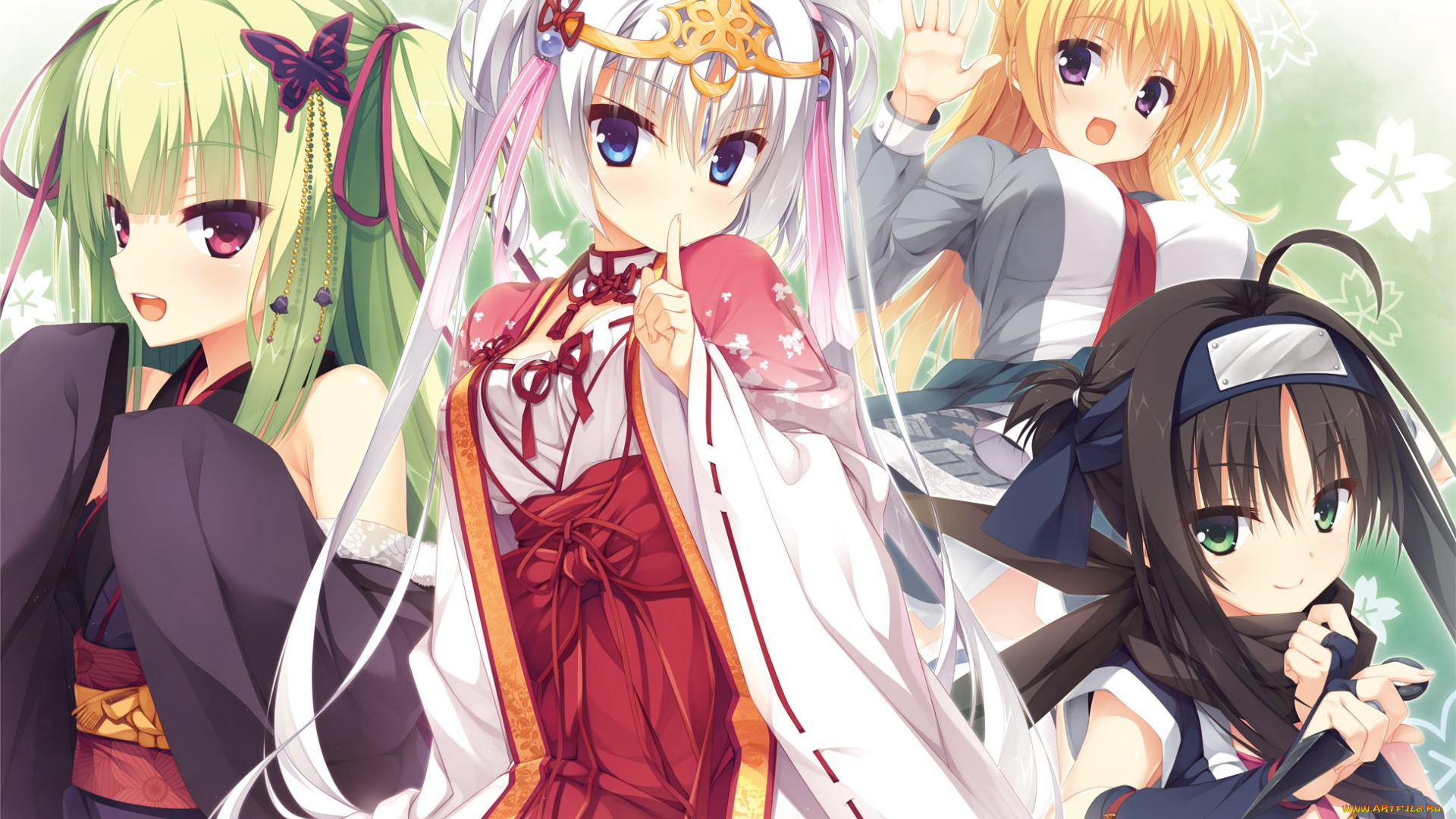 аниме, senren, banka, senren, banka