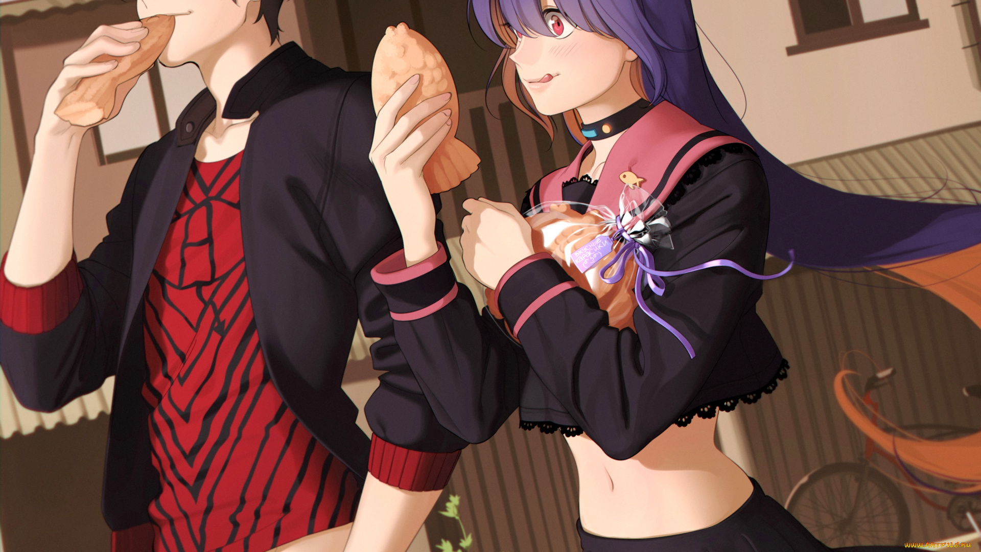 аниме, unknown, , другое, девушка, парень