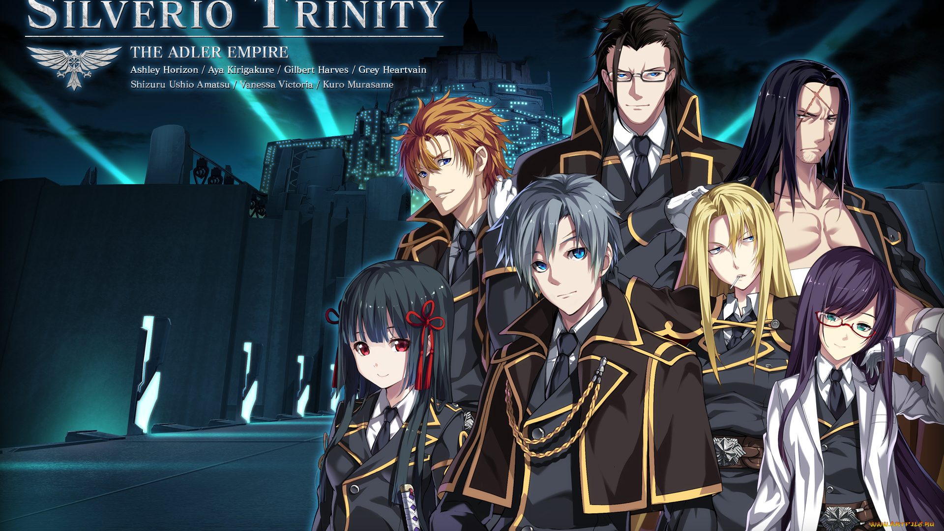 аниме, unknown, , другое, silverio, trinity, ashley, horizon, kirigakure, aya, shizuru, ushio, amatsu, vanessa, victoria
